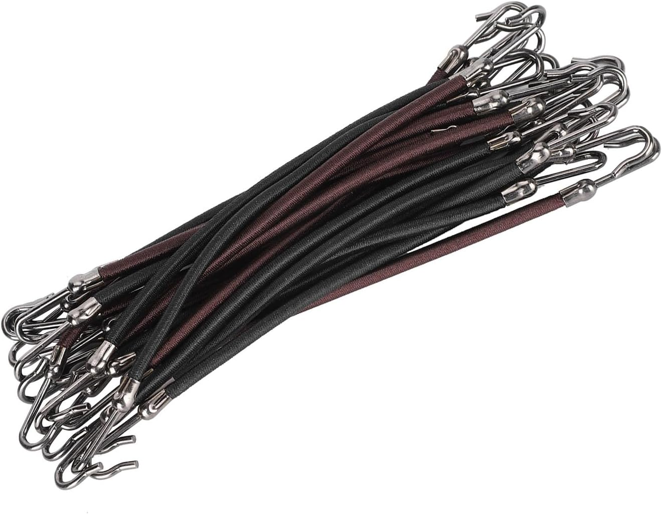 Women Ponytail Hooks Hair Clips Elastic Hair Ties 20Pcs Ponytail Holders Hair Accessory image number 3