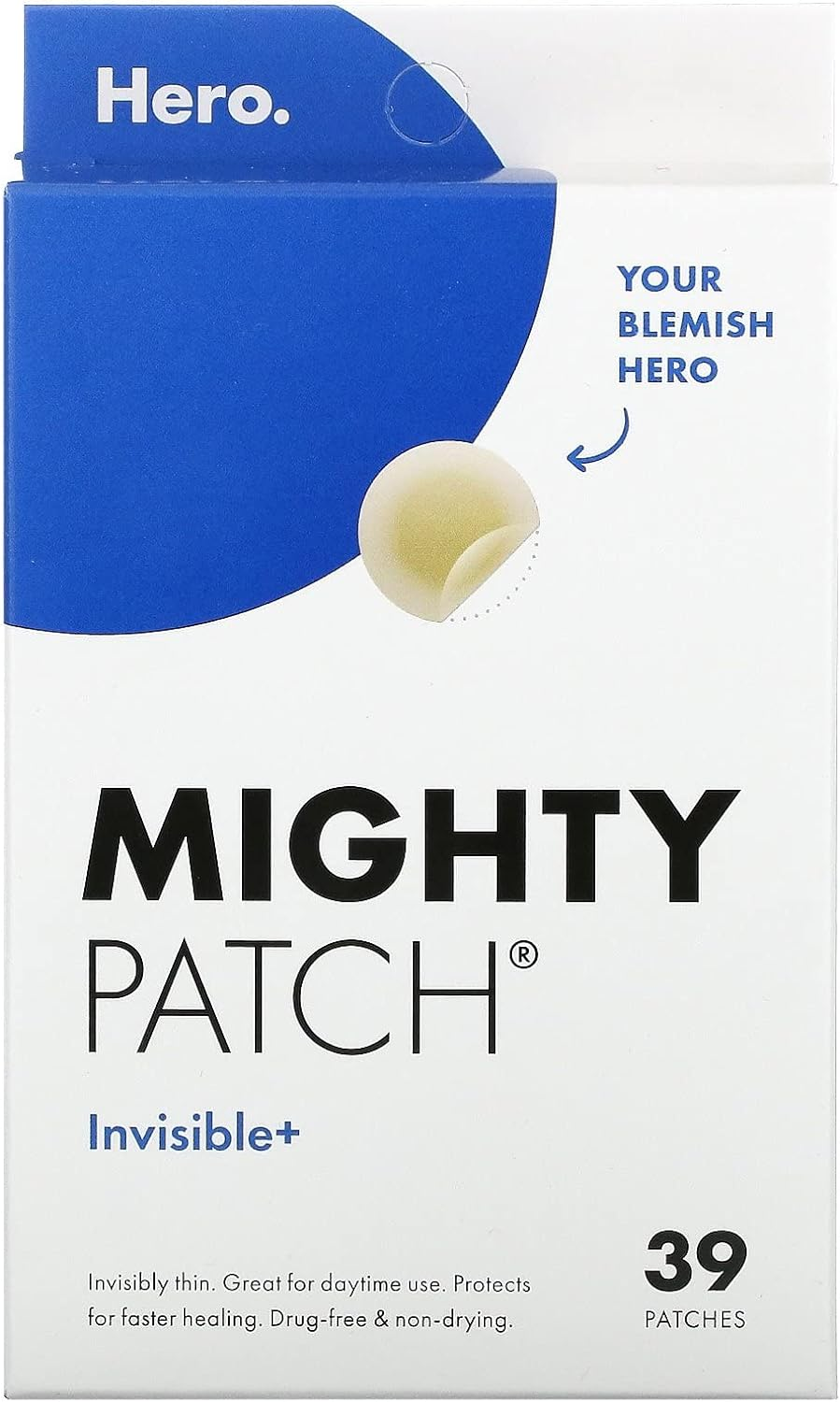 Hero Cosmetics, Mighty Patch, Invisible+, 39 Patches