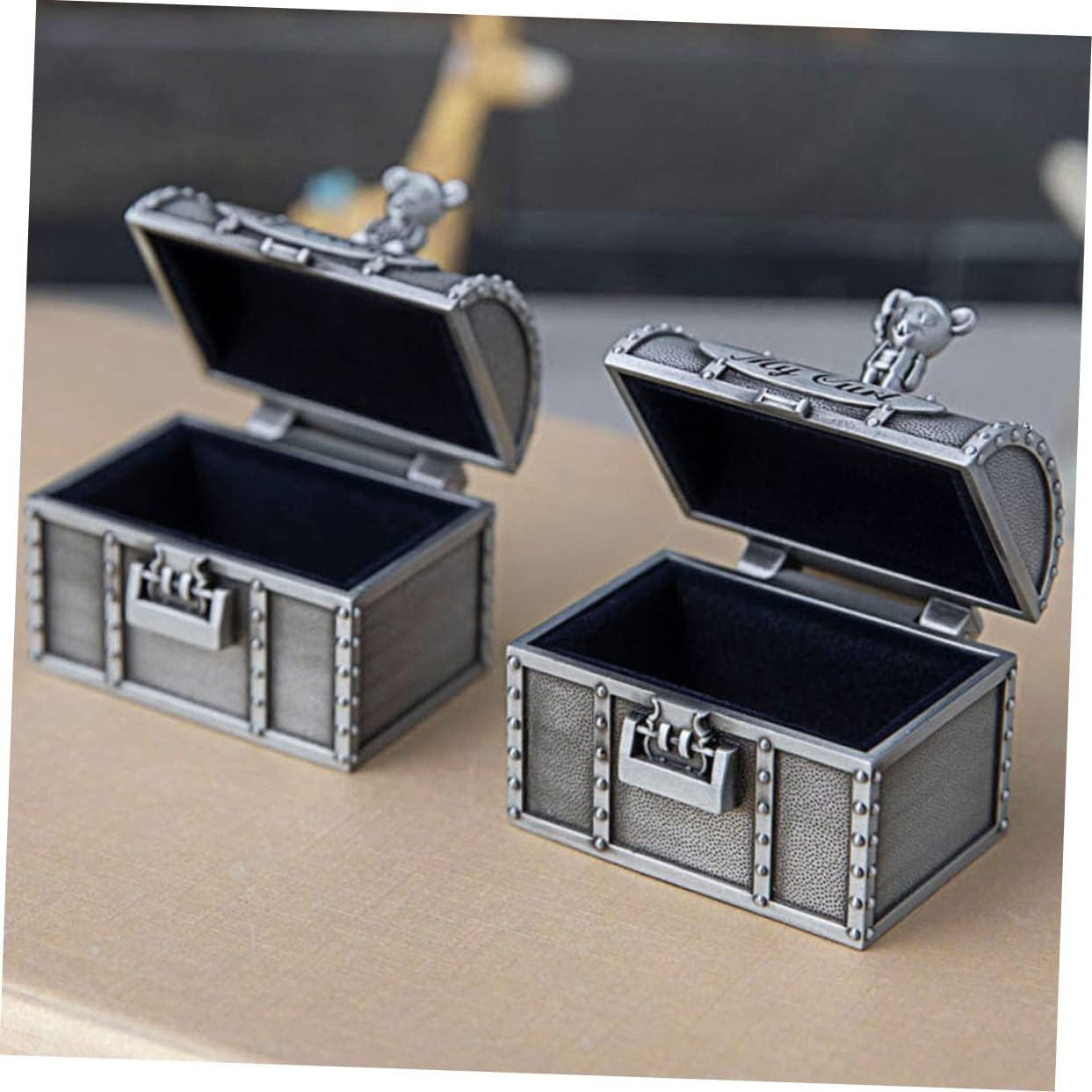 2Pcs Keepsake Tooth Box Safe Tooth Curl Containers for Teeth Hair Storage Portable Lightweight for Unique Childhood Moments image number 4