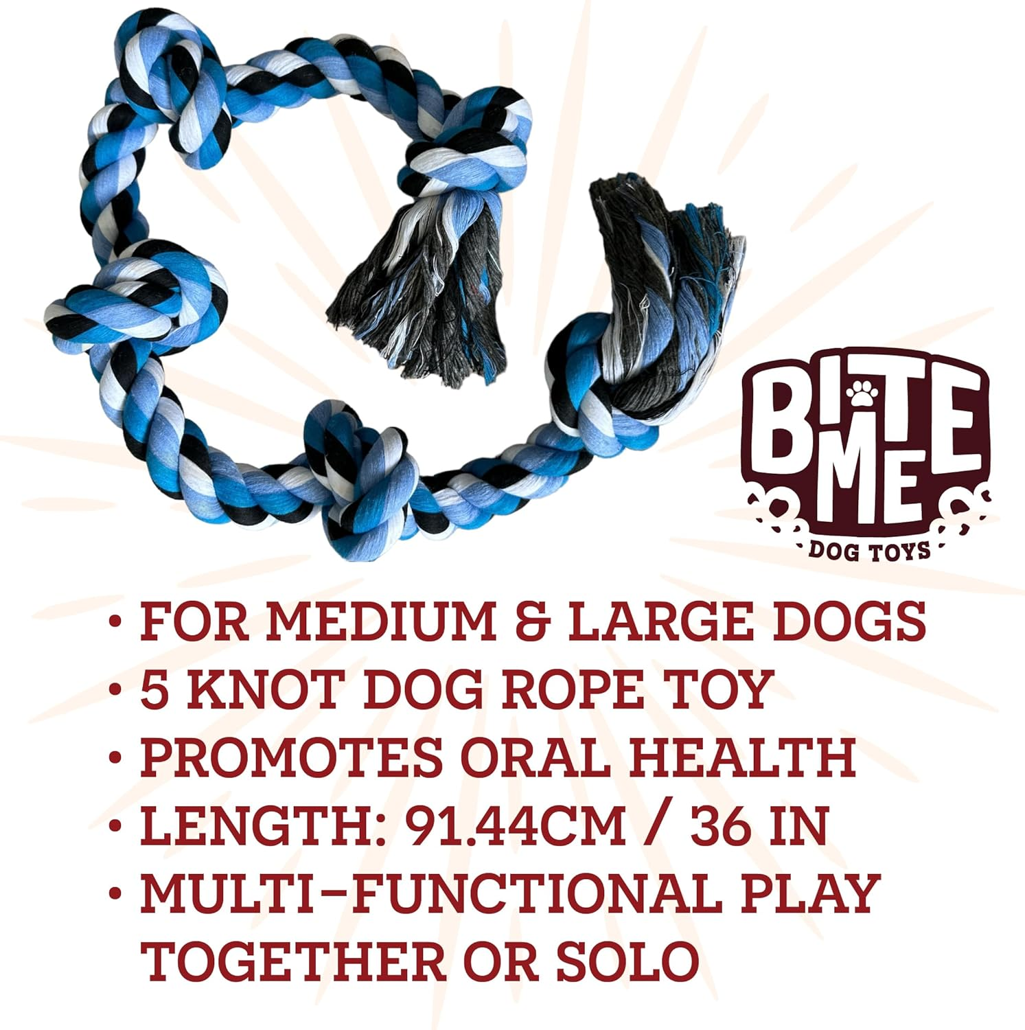 The Mighty Tug & Chew Rope Dog Toy