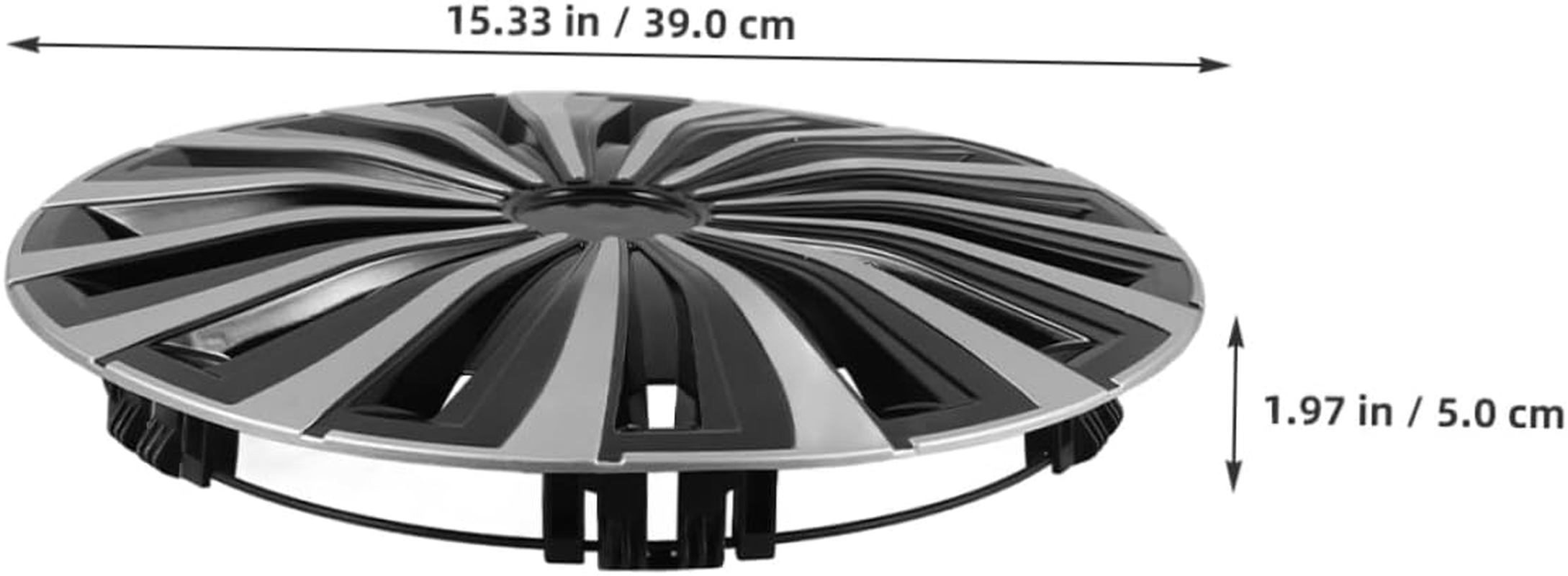 Vaguelly Car Wheel Hub Caps Wheel Rim Cover Black Rim Protector Automotive Hubcap image number 6