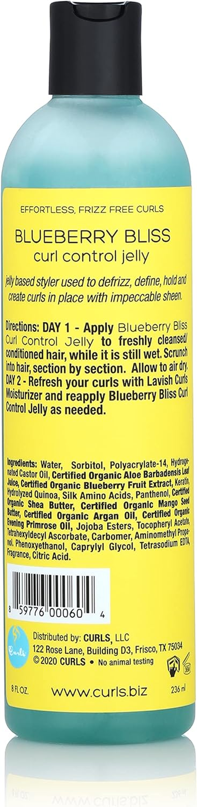 Curls Blueberry Bliss Control Jelly, 8 Ounce image number 6