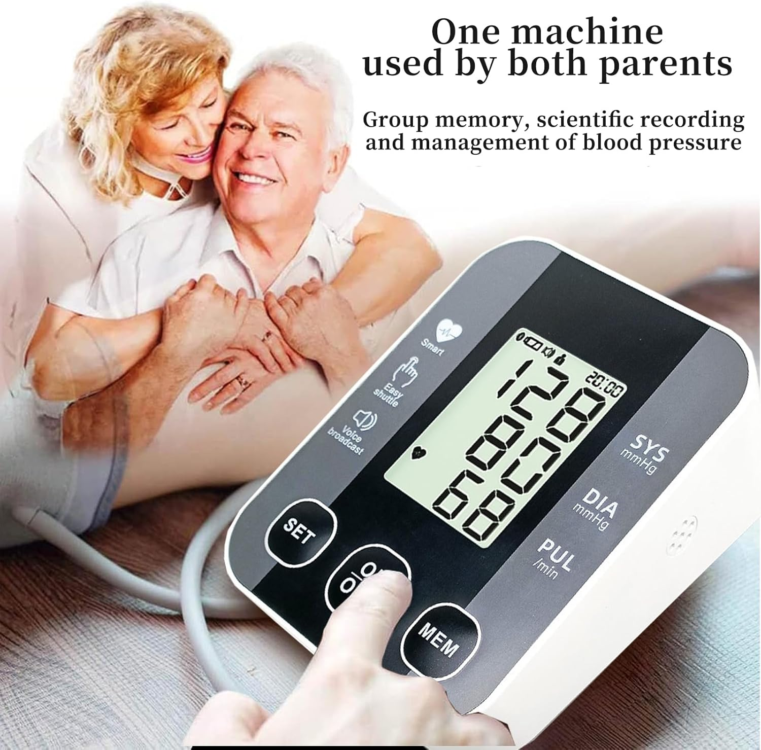 Blood Pressure Monitors, CE Certified Approved UK, Standard Blood Pressure Monitor Upper Arm Blood Pressure Machine for Home Use, Upper Arm Large Cuff(Blood Pressure Machine) image number 5