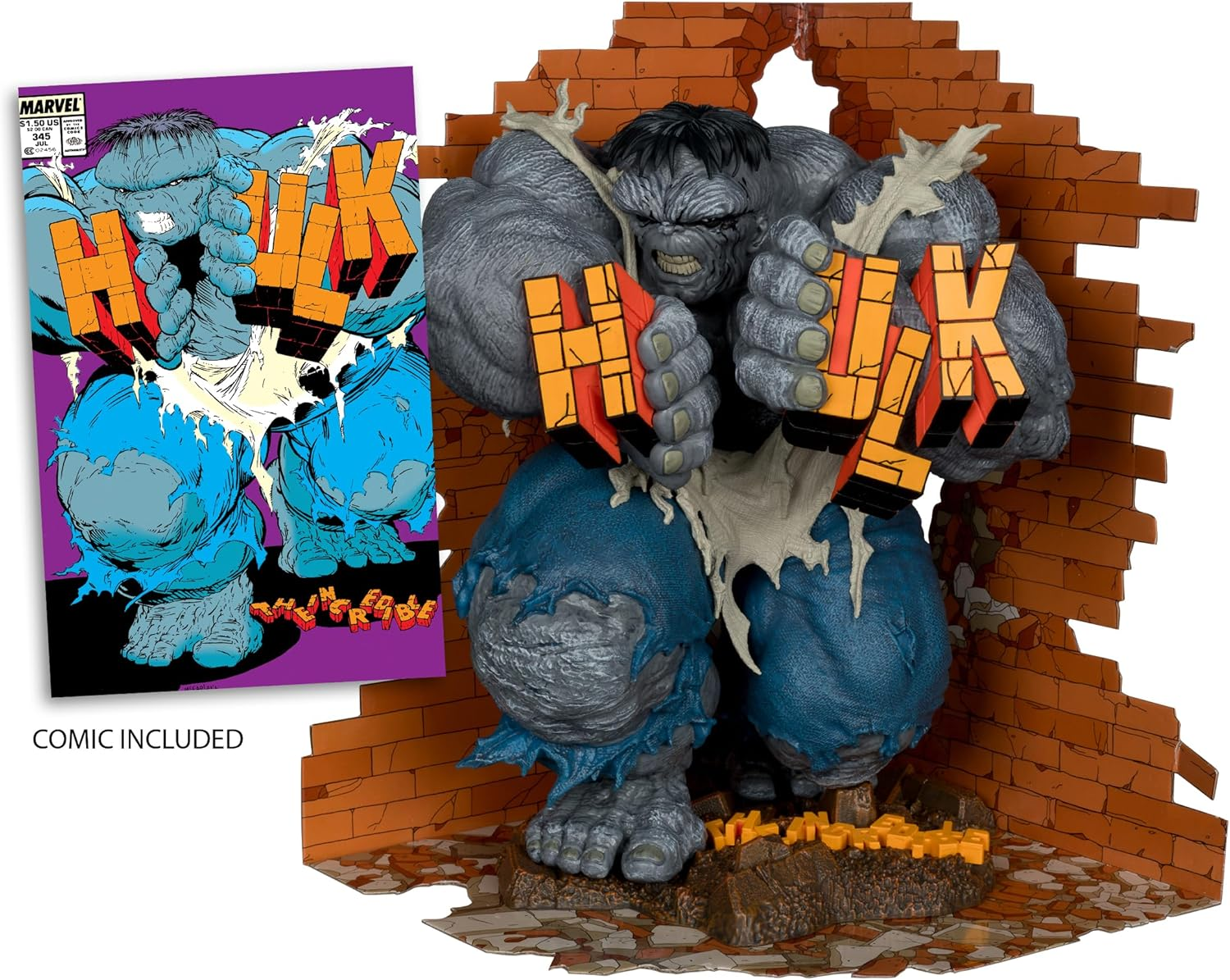 Marvel Collection 1:6Th Wv2 - the Incredible Hulk by Todd Mcfarlane (The Incredible Hulk #345) image number 4