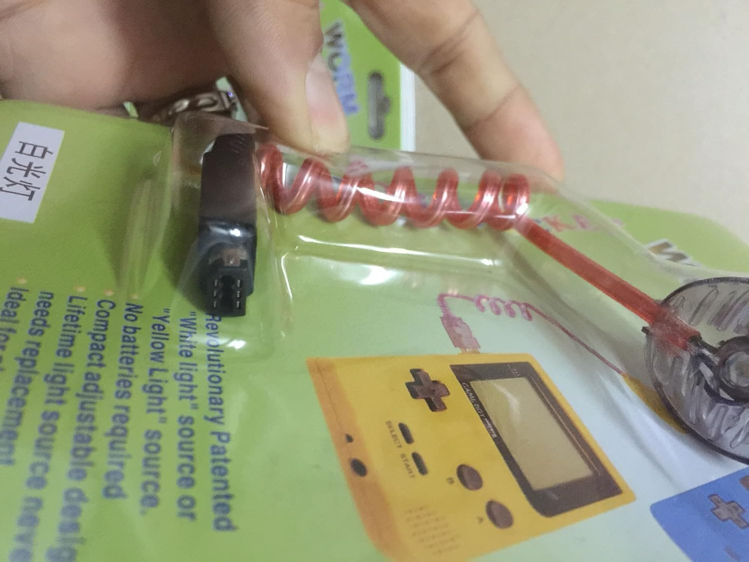 MINI LED Night Lamp Worm Light Illumination for Gameboy Color Console Gameboy Pocket GBC GBP image number 3