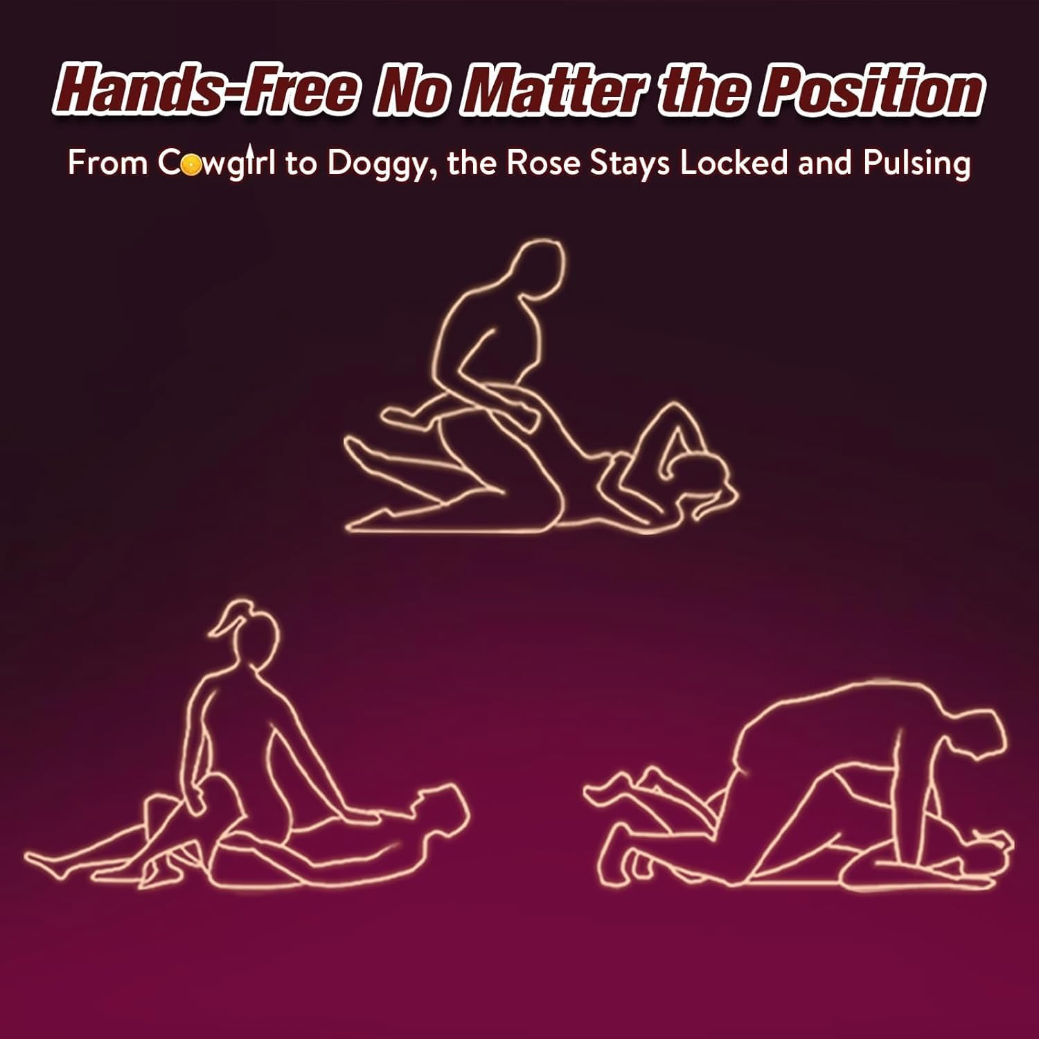 Couples G-Spot Wearable Vibrator with 10 Modes, Couple Women Adult Sex Toys Games for Men, Hands Free Panty Clitoris Vibrator Vibrating Cock Ring, Female Sex Toy Clitoral Stimulator image number 2