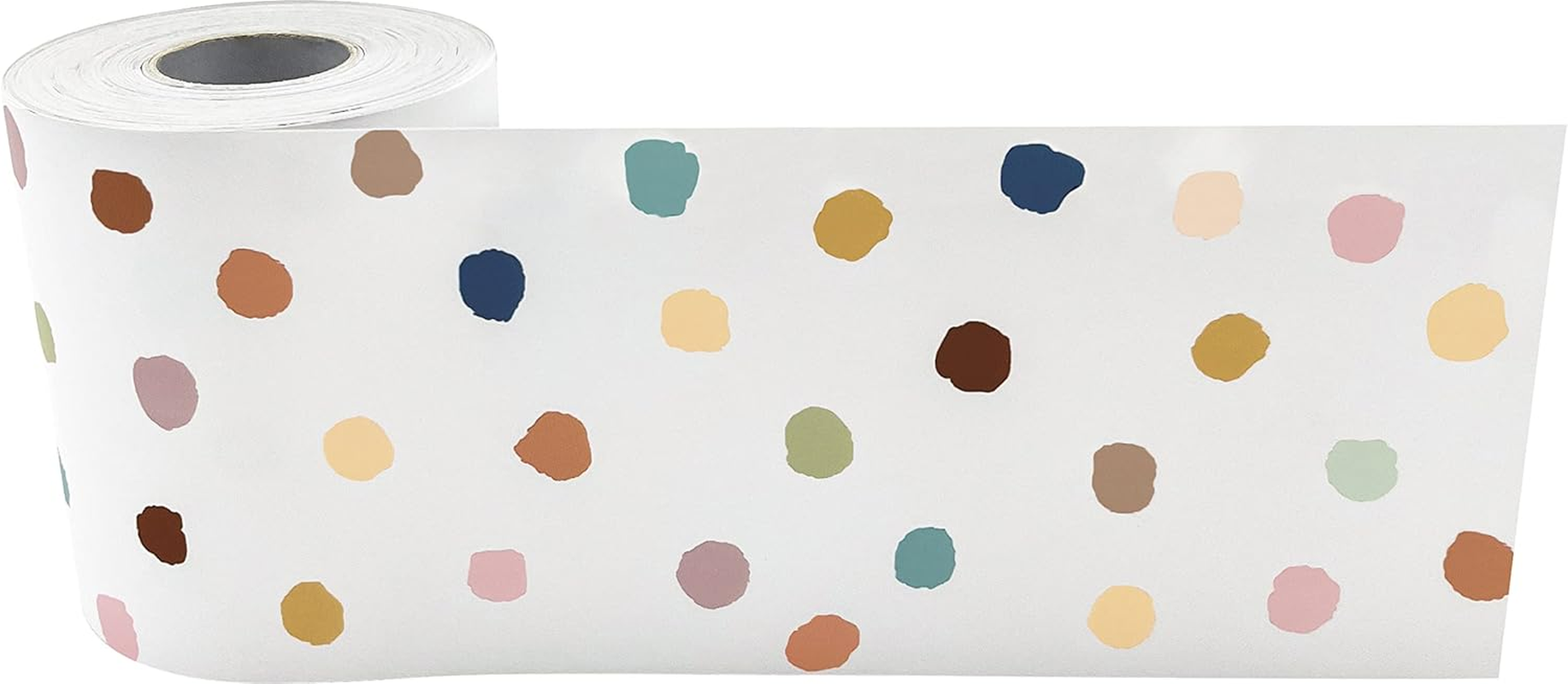 Teacher Created Resources Everyone Is Welcome Painted Dots Straight Rolled Border Trim (TCR8912) image number 5