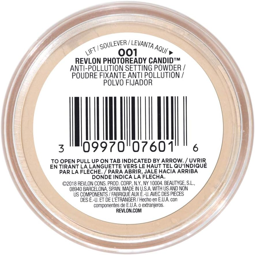 Revlon Photoready Candid Anti-Pollution Setting Powder, 001 Translucent, 15 G image number 1