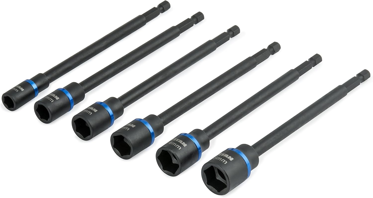 Titan Tools - 6-Pc Metric Power Nut Driver Set (15223) image number 3