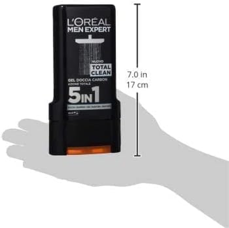 L'OREAL Men Shower TOTAL Clean 300 Ml. Soaps and Cosmetics image number 5
