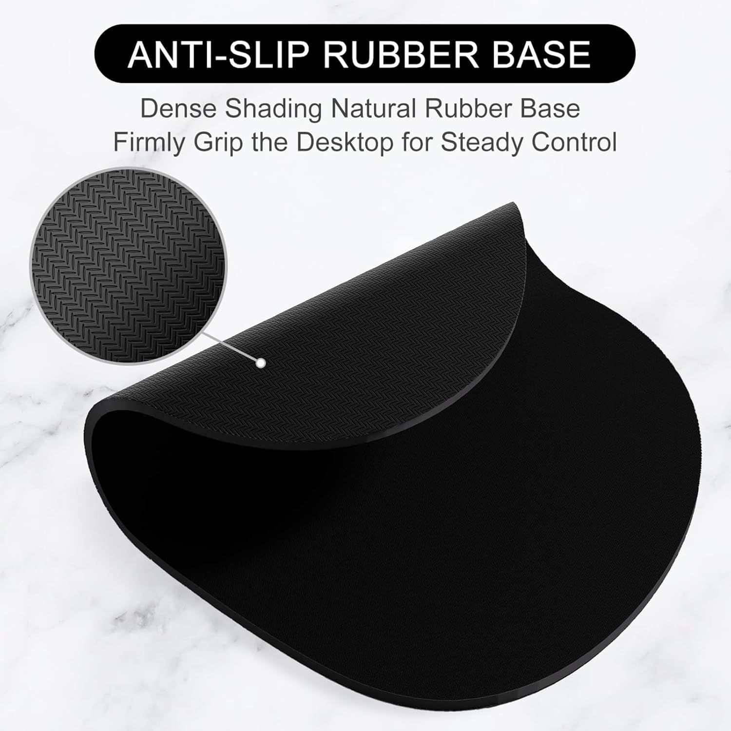 Cute Small Mouse Pad, Non-Slip Rubber Base with Washable Waterproof Fabric, Desk Mat for Office, Home, Gaming and Laptop Accessories image number 6