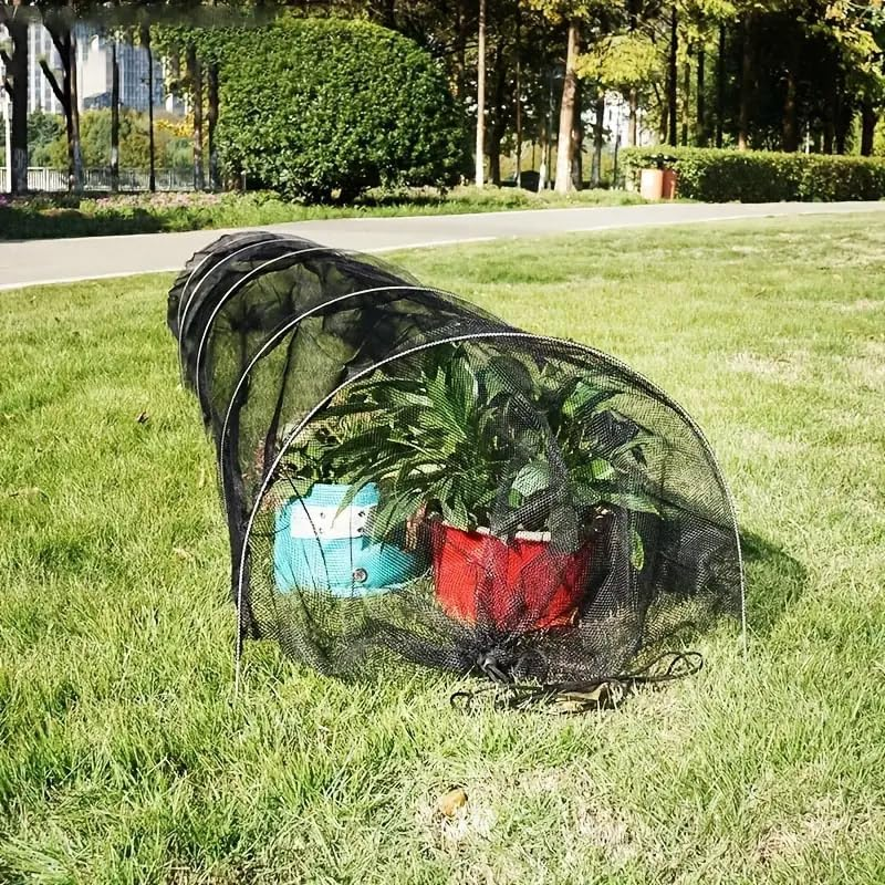 AIMALL Outdoor Agricultural Transparent Plastic Film for Vegetable Planting &ndash; Small Arch Film, Cold-Proof Insulation Film for Greenhouse &ndash; Available in Black, PE, and Green - Black image number 4