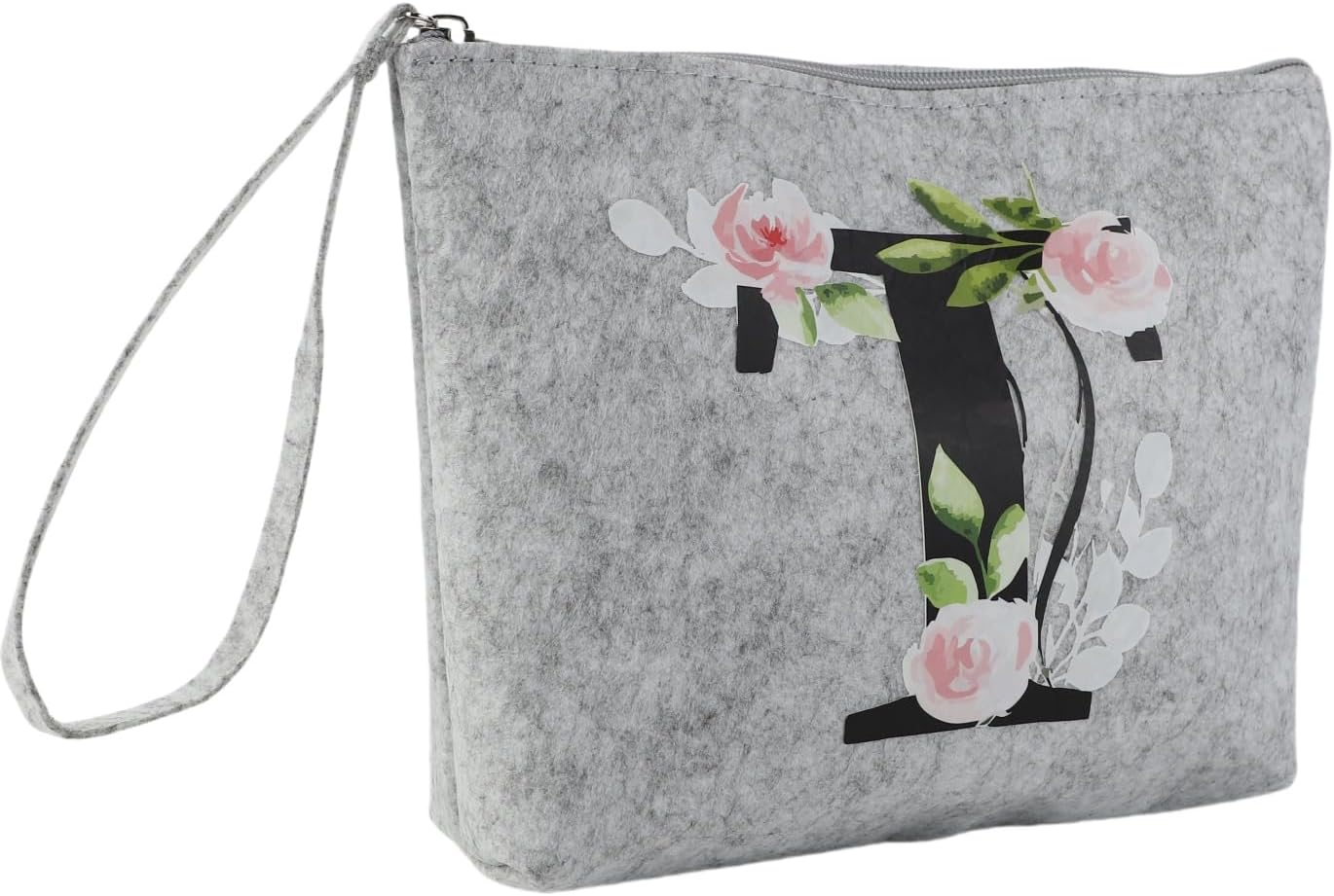 Blisswave Cosmetic Bag with Name, Feel Personalised Cosmetic Bag from a to Z, High-Quality Metal Zip, Exquisite Print Design, Lined, Personalised Gifts Women Girls - K image number 5