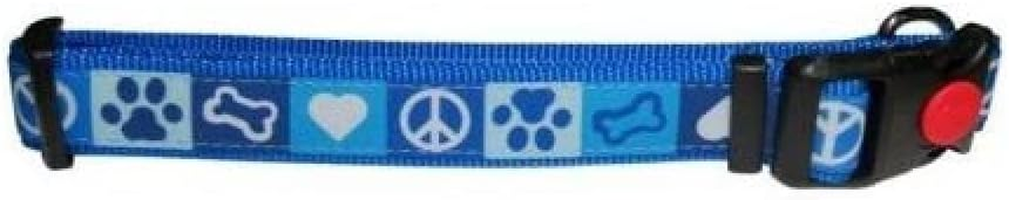 MICHI MICHI-C21 Dog Collar Paws XS Blue