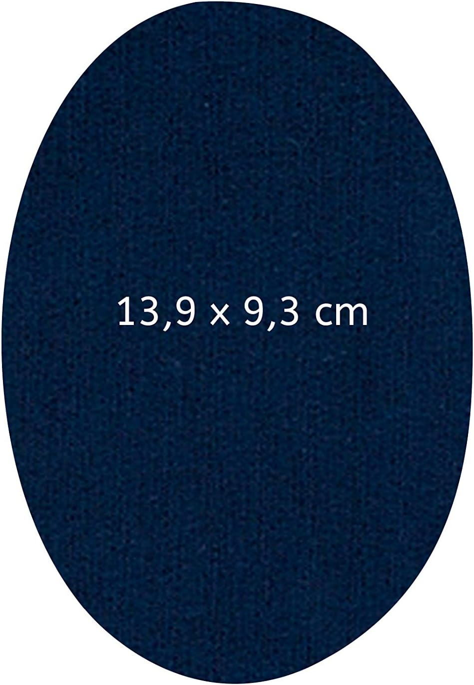 Iron-On Patches for Tracksuits and Sportive Clothing | 6 Elbow or Knee Patches 13,9 X 9,3 Cms (08. Navy Blue) - 08. Navy Blue image number 4