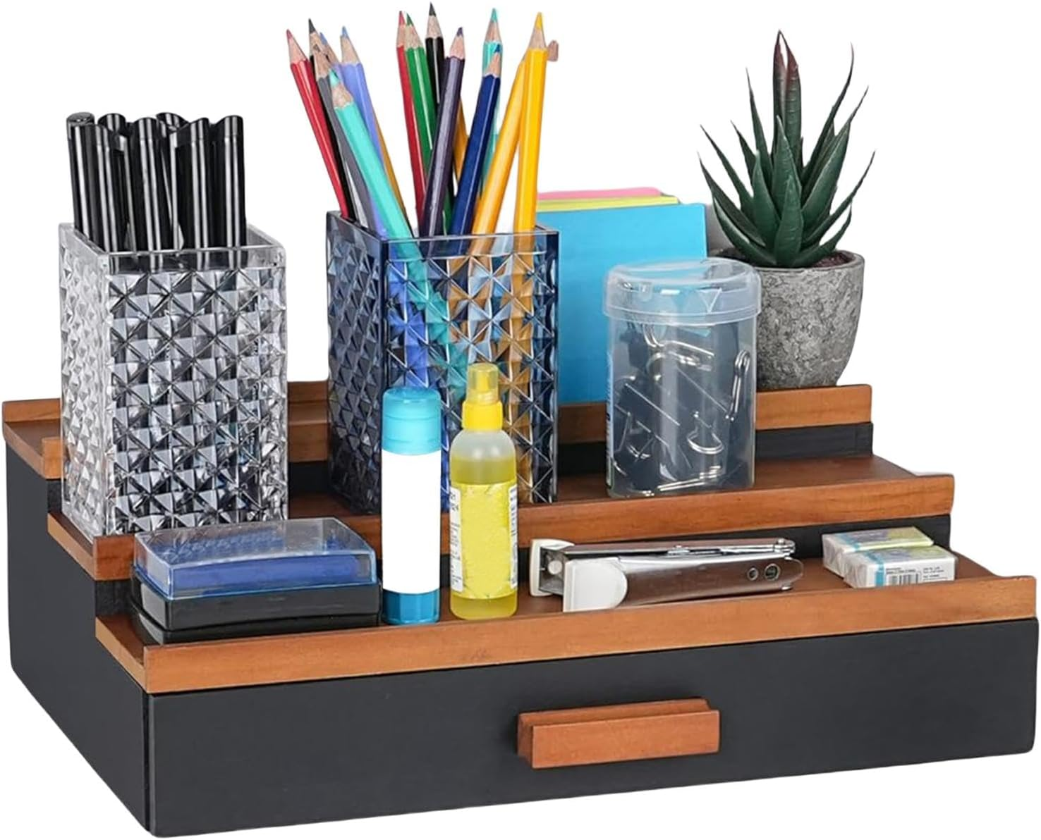 Perfume Display Stand,3 Tier Perfume Shelf Tray with Secret Compartment - Storage and Organization for Bathroom and Bedroom Vanity Organizer image number 6