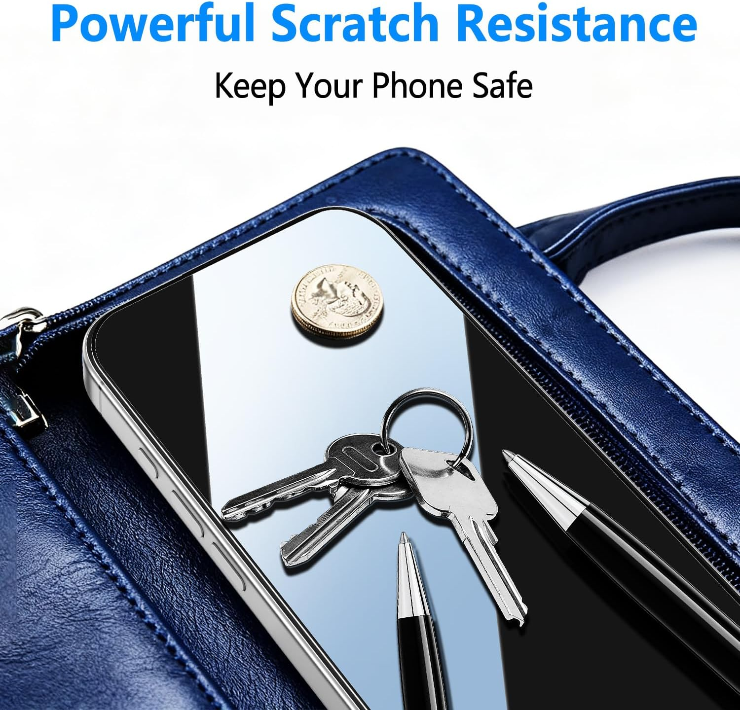 2 Pack Tempered Glass Screen Protector for Iphone 17 (6.3 Inch), 9H Hardness, anti Scratch, Bubble Free, Case Friendly image number 2