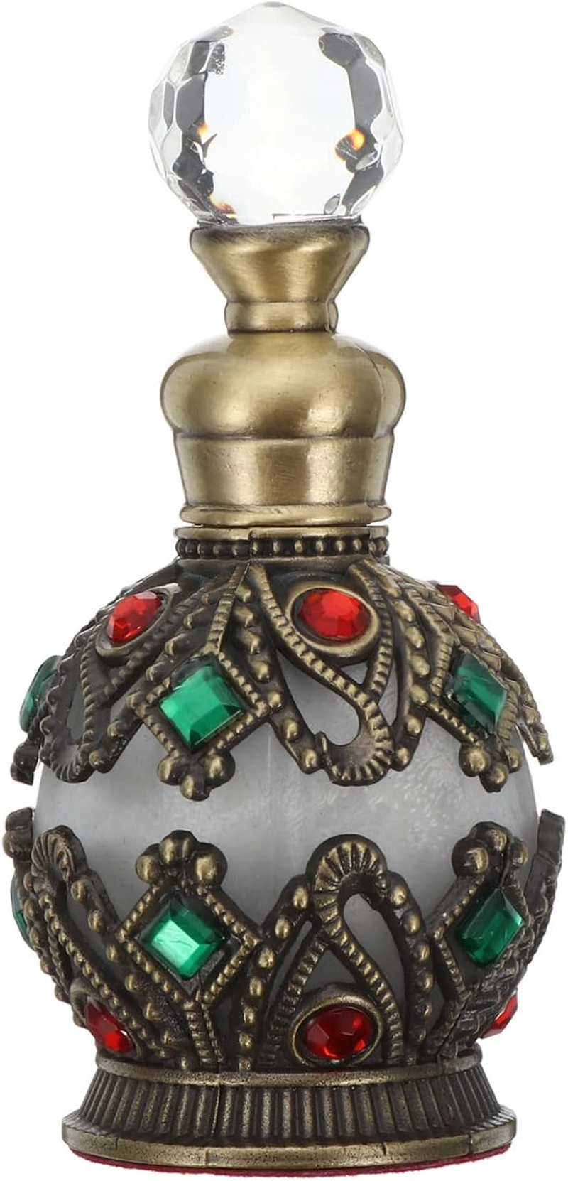 Luxshiny Vintage Empty Perfume Bottle Elegant Fragrance Dispenser for Travel and Collectibles for Essential Oils Lotions and Keepsakes