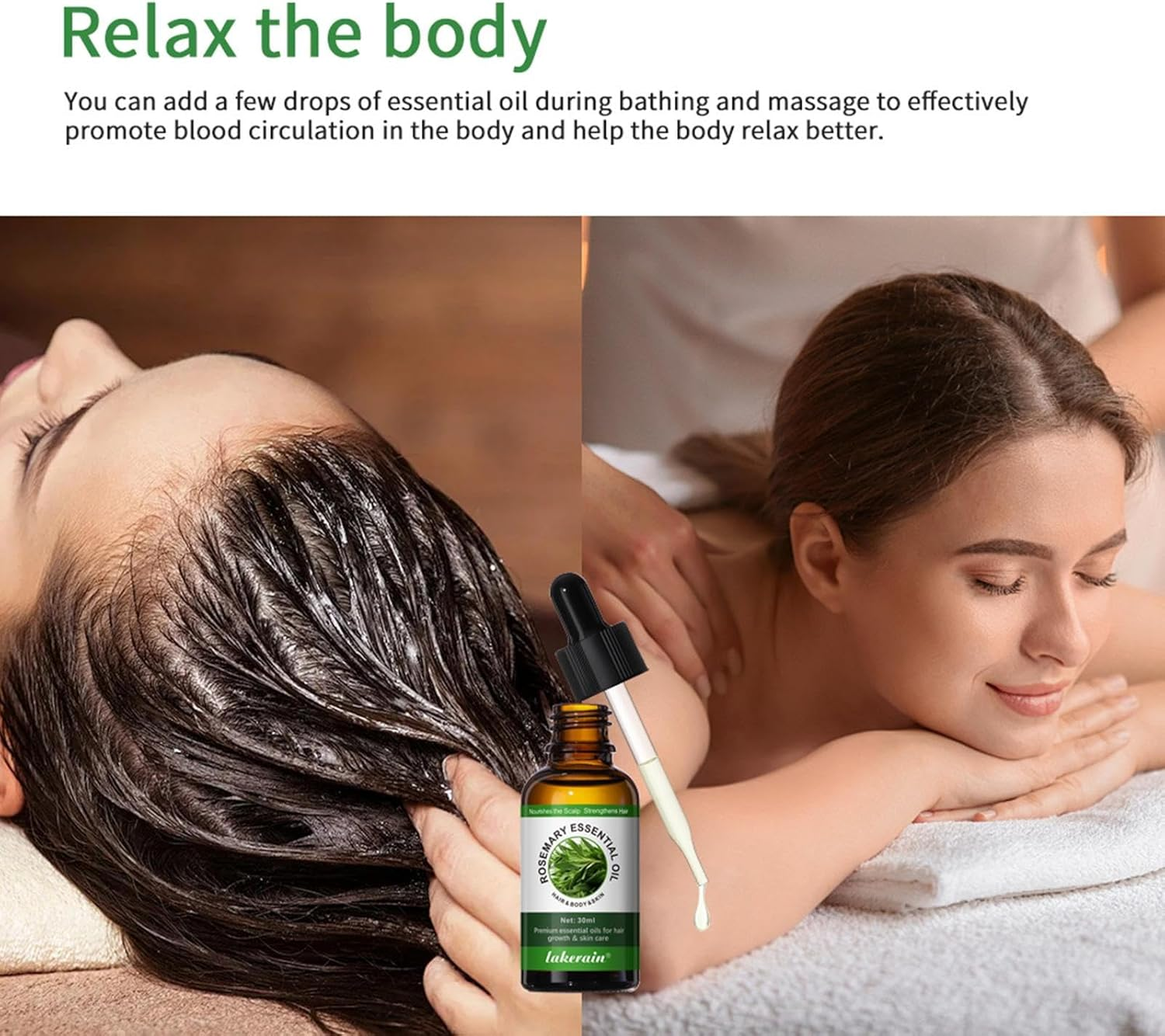 Comoda Hair Rosemary Oil | 30Ml Pure Rosemary Oil for Hair Growth | Rosemary Hair Oil Prevents Hair Loss, Repairs Split Ends and Dry Scalp image number 2