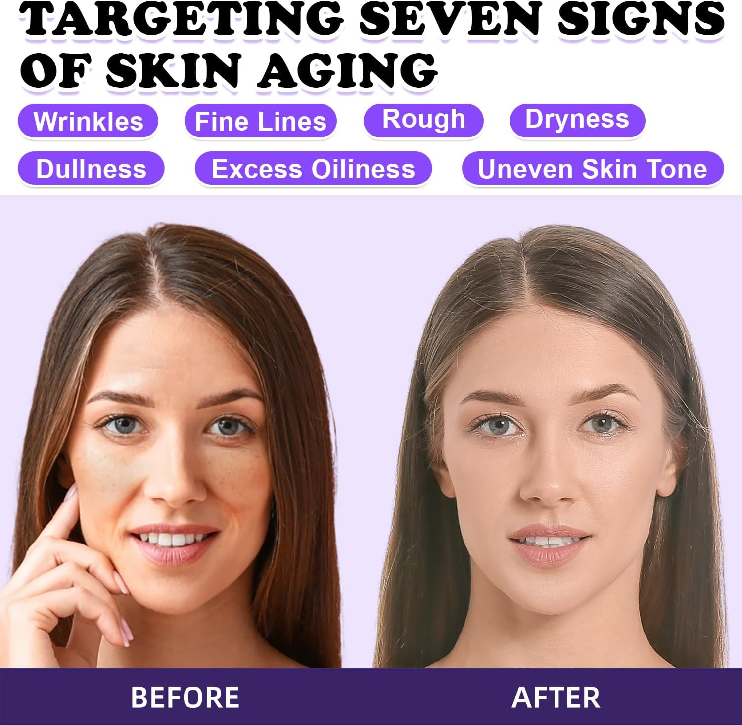 Retinol Serum for Face anti Aging with Squalane Oil & Vitamin E Oil for Skin Care Night Repair Serum for Oily, Combination, Dry & Mature Skin for Daily Use 30Ml image number 5