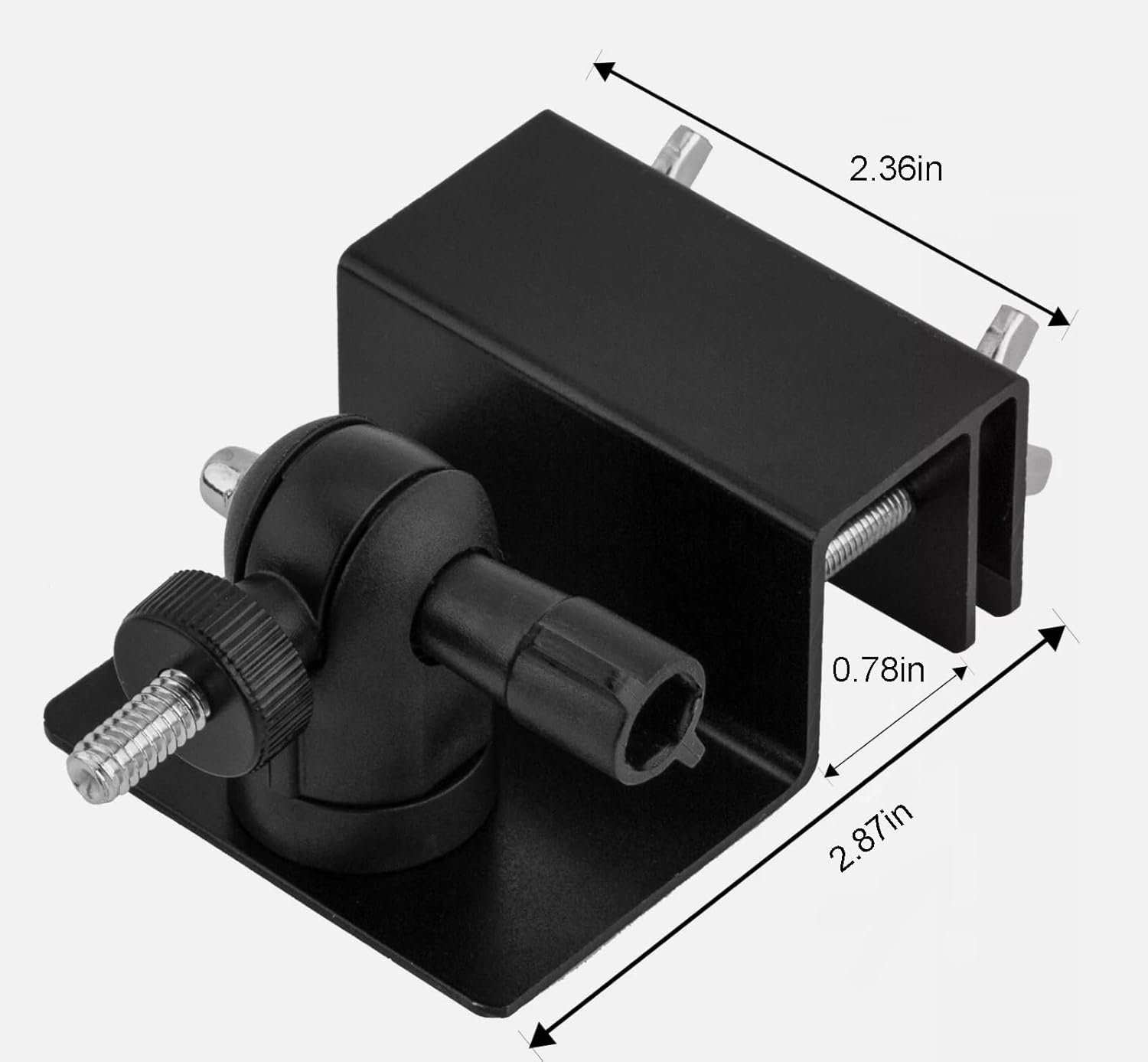 2-Pack Weatherproof Gutter Mounts with Universal Screw Adapter for Outside, Compatible with Blink Outdoor, Blink Outdoor 4 & Blink XT2/XT Camera - 2Pcs image number 6