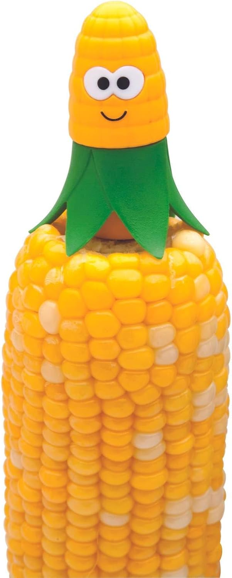 Joie Corn Star Interlocking Corn on the Cob Holders, 2 Pairs (4 Corn Picks), Yellow image number 3