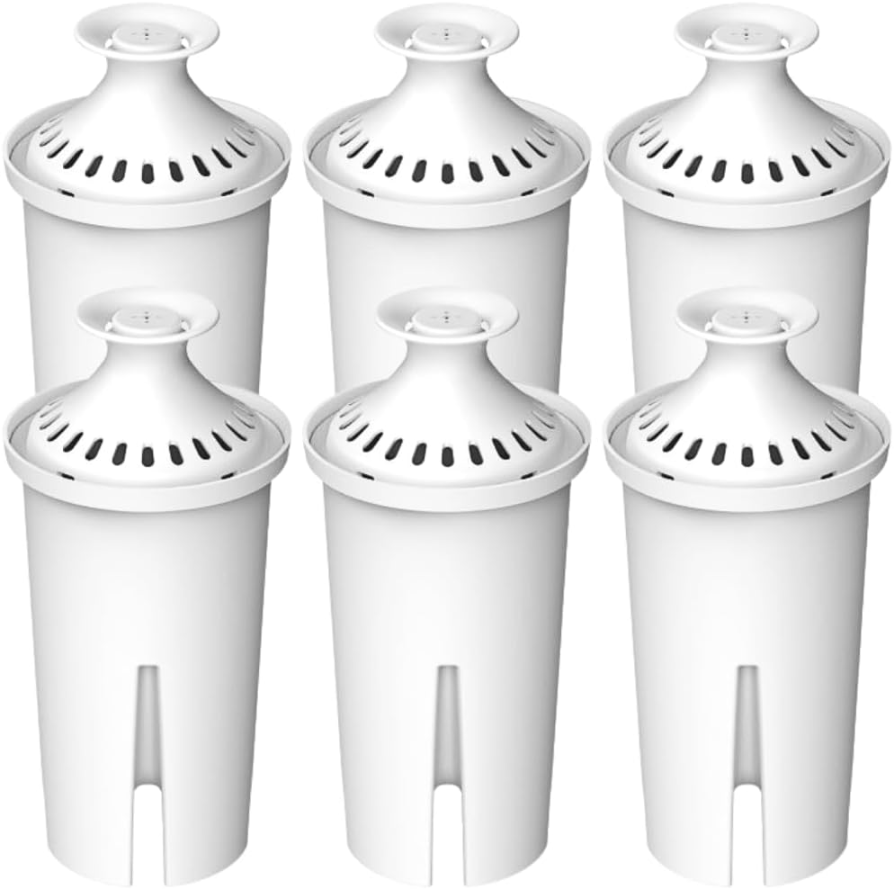 Max Strength Pro Water Filter Replacement for Brita&reg; Pitchers & Dispensers, Classic OB03, Mavea&reg; 107007, 35557 & More, NSF Certified Water Pitcher Filter, 1 Year Supply, Fits Brita & Mavea, 6 Count image number 4