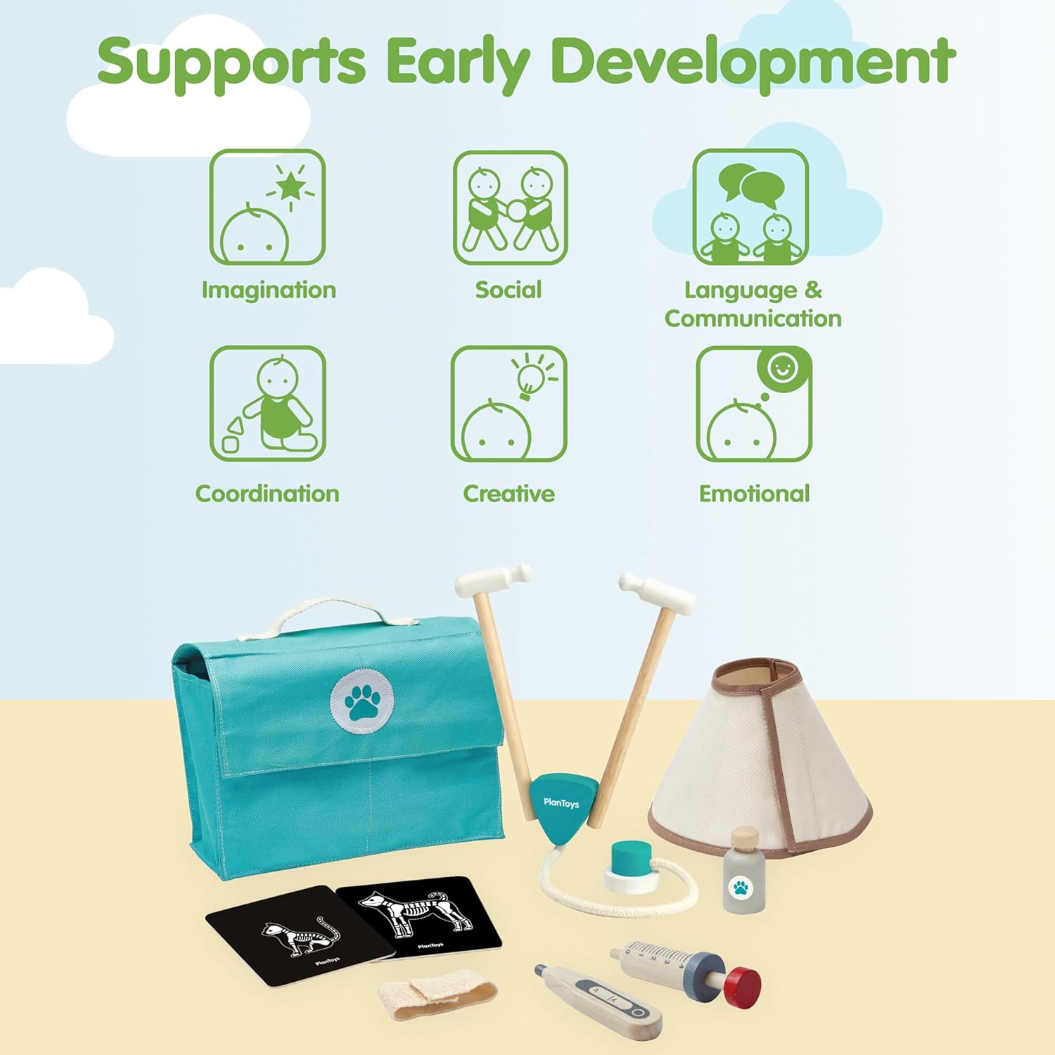 Plantoys - Vet Set - Black image number 3