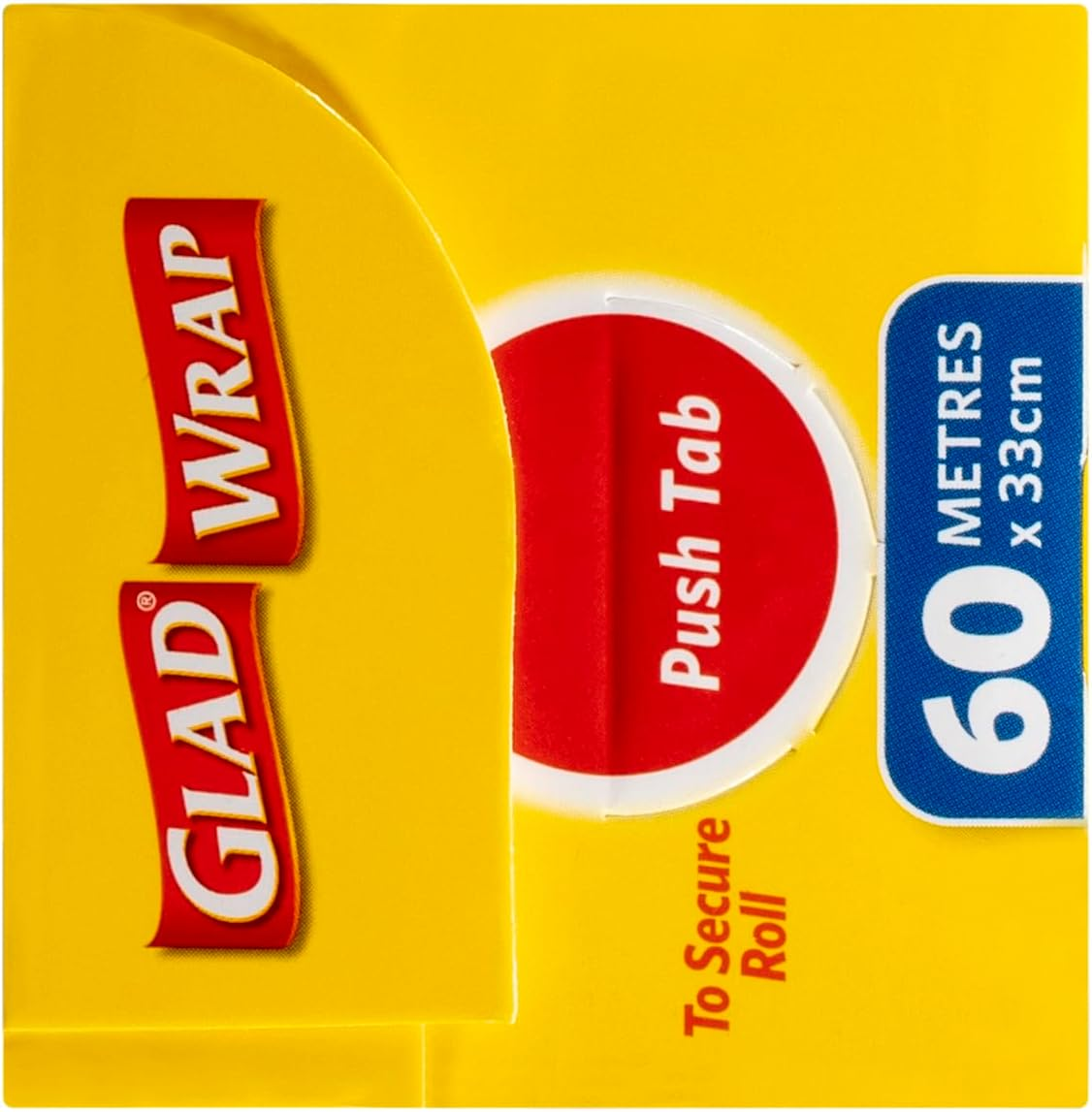 Glad Cling Wrap, 60 Metre Clear Food Wrap, BPA -Free, Microwave Ready, 60M X 33Cm, 1 Count image number 2