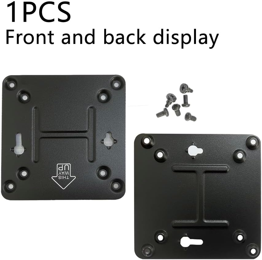 Gintai for Intel NUC Vesa Adapter Mount Bracket with Screws to Attach NUC PC Computer to the Back of a Monitor Mounting Plate for Intel NUC 4 5 6 7 8 10 11 13Th General Purpose Not Skull or Hades