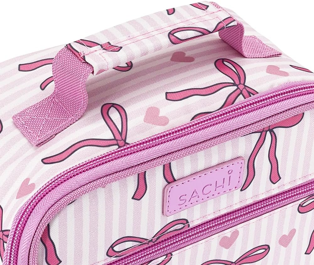 Sachi Black Crossbody Insulated Lunch Bag image number 5