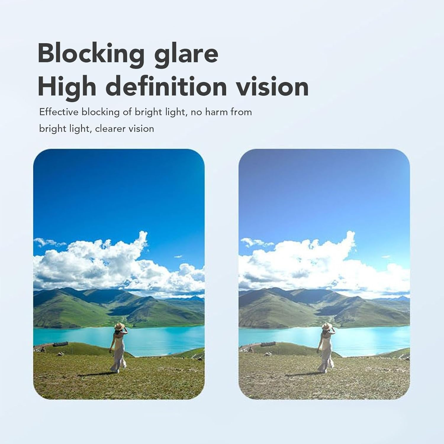 Smart Glasses, Wireless Bluetooth V5.0 EDR Polarized Sunglasses with UV400 Lens, Touch Control Sports Music Sunglasses with UV400 Lens for Outdoor Fishing Cycling image number 3