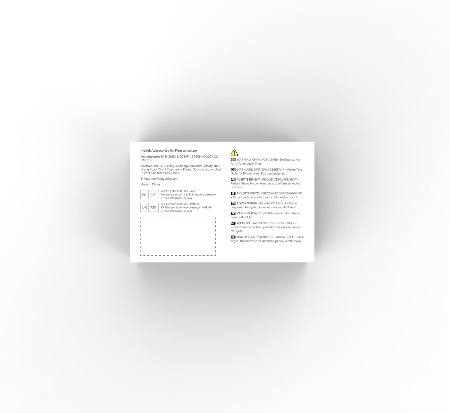 BIGGERFIVE Charging Cable and Adjustable Replacement Straps Bands, Compatible with Vigor 2L Kids Fitness Tracker