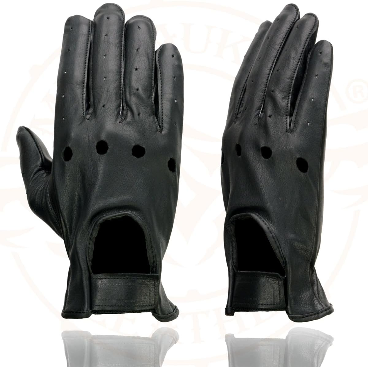 Shaf International Men'S Basic Driving Gloves (Black, Large)
