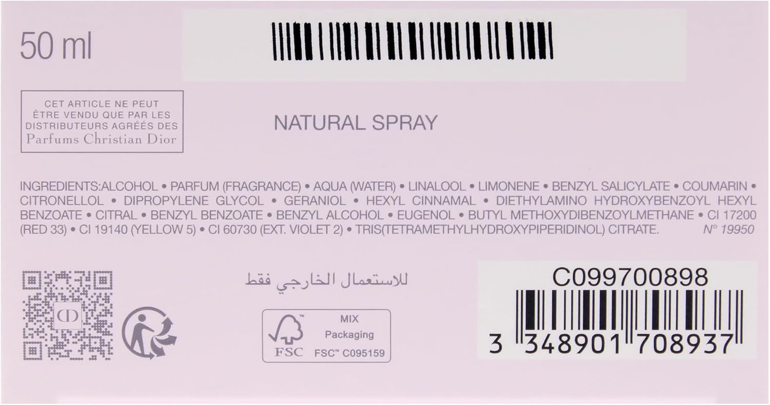 Miss Dior by Christian Dior for Women - 1.7 Oz Parfum Spray image number 6