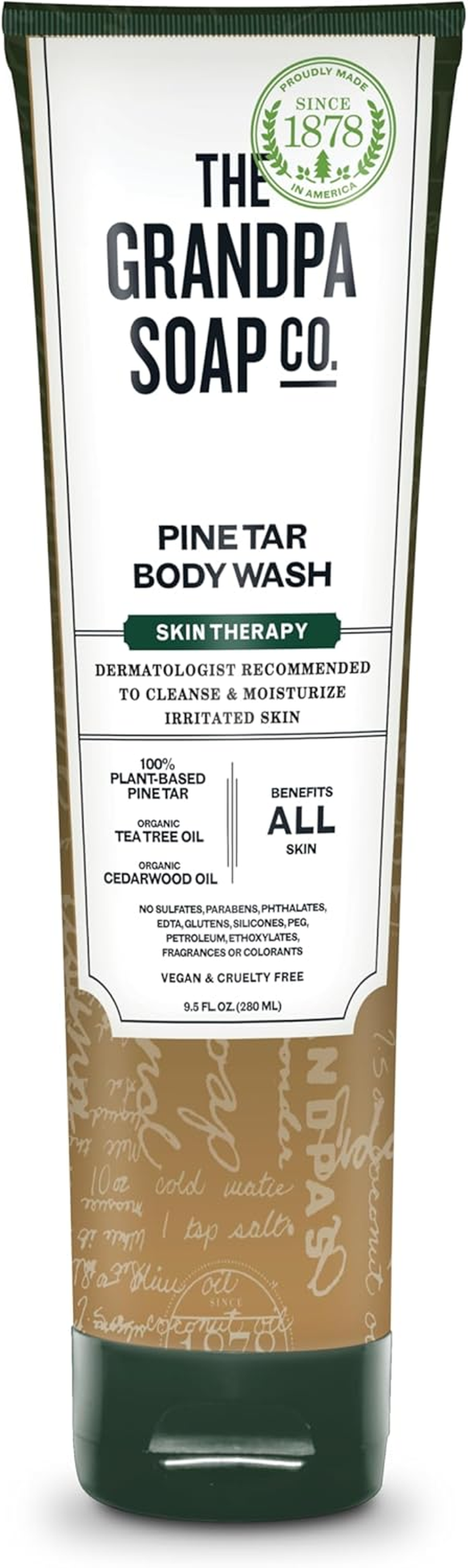 Grandpa'S, Pine Tar Body Wash, Skin Therapy, 9.5 Fl Oz (280 Ml)