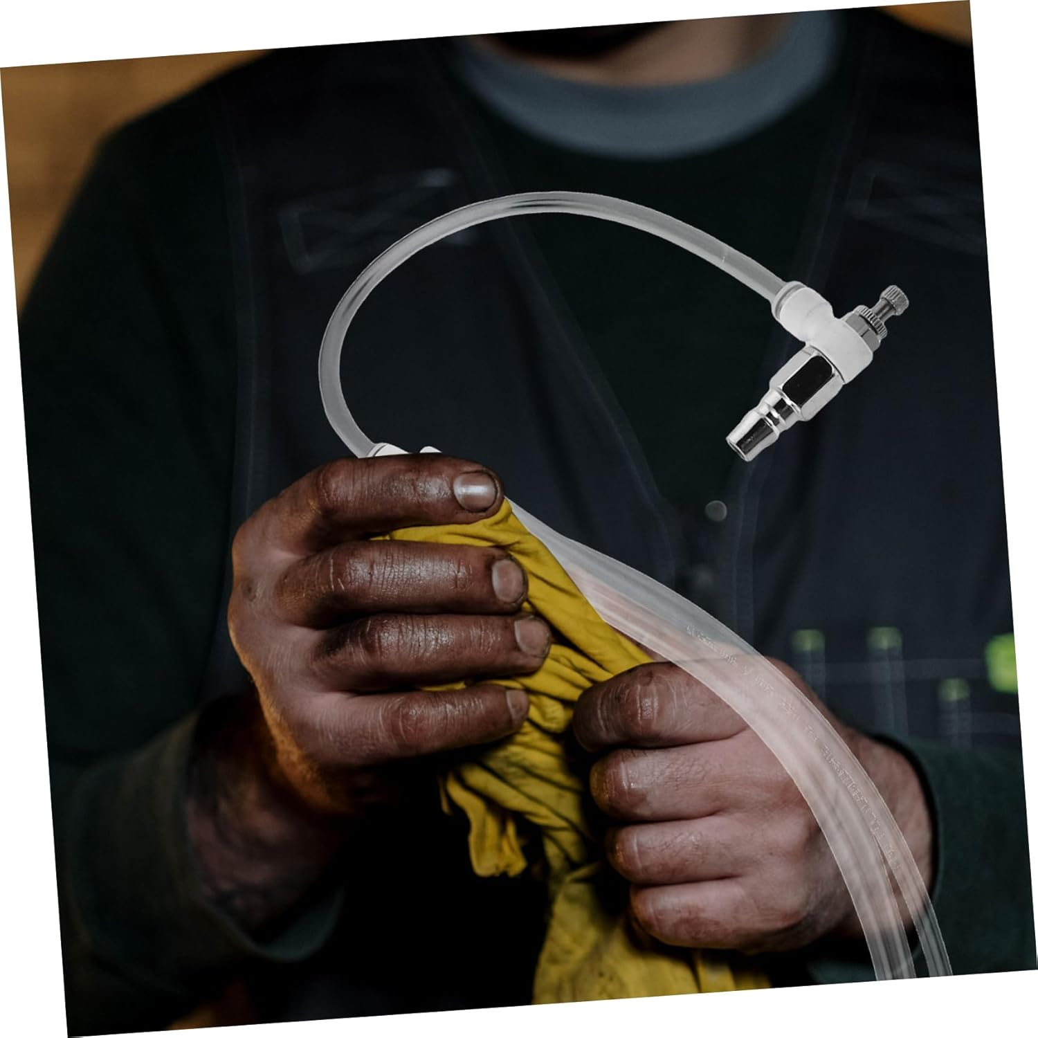 Garneck Portable Pneumatic Engine Carbon Brush Cleaner Car Vent Cleaning Tool Multipurpose Vehicle Cleaning Tools image number 5