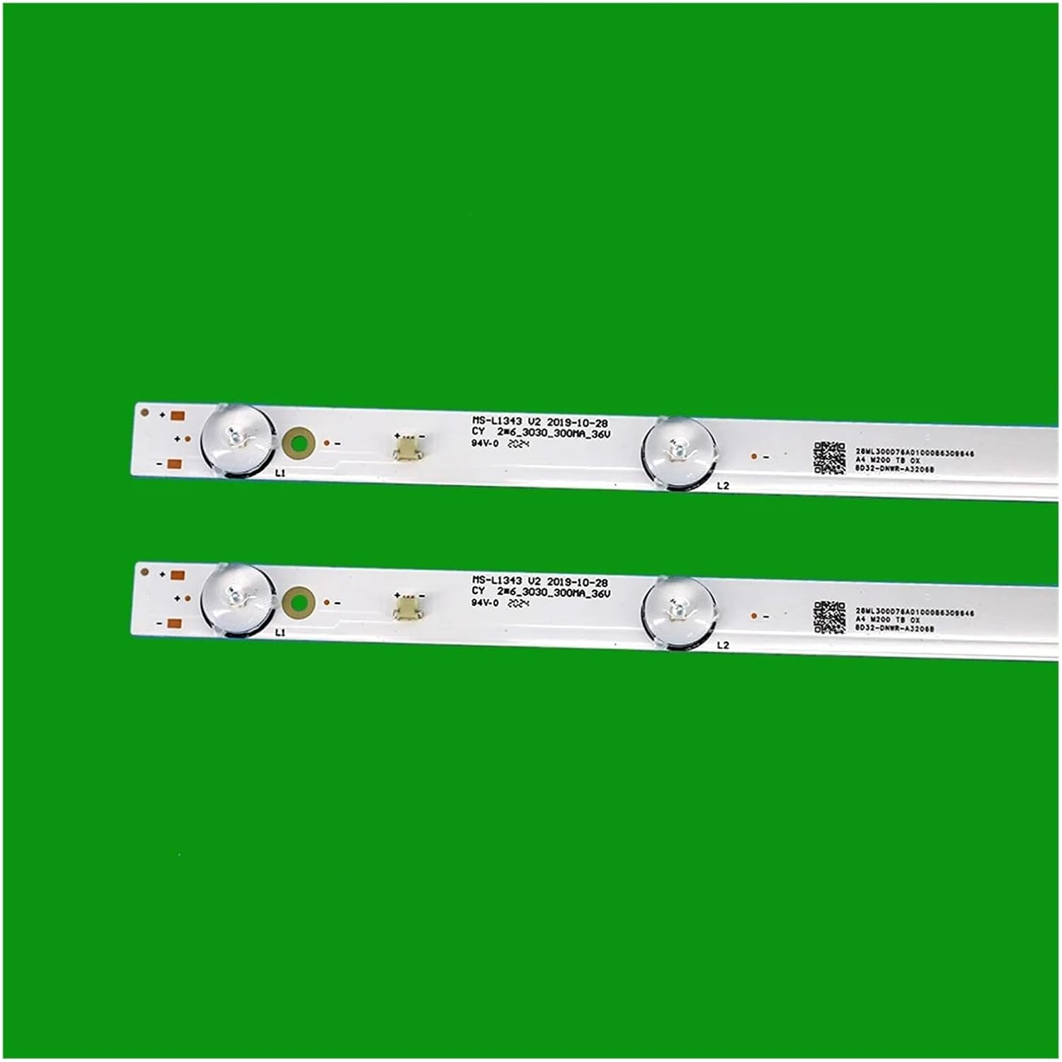 2 PCS 6LED LED Backlight Strip for 32Inch JL.D32061330-081AS-M FZD-03 E348124 MS-L1343 L2202 L1074 V2 2-6-3030-300MA-36V image number 3