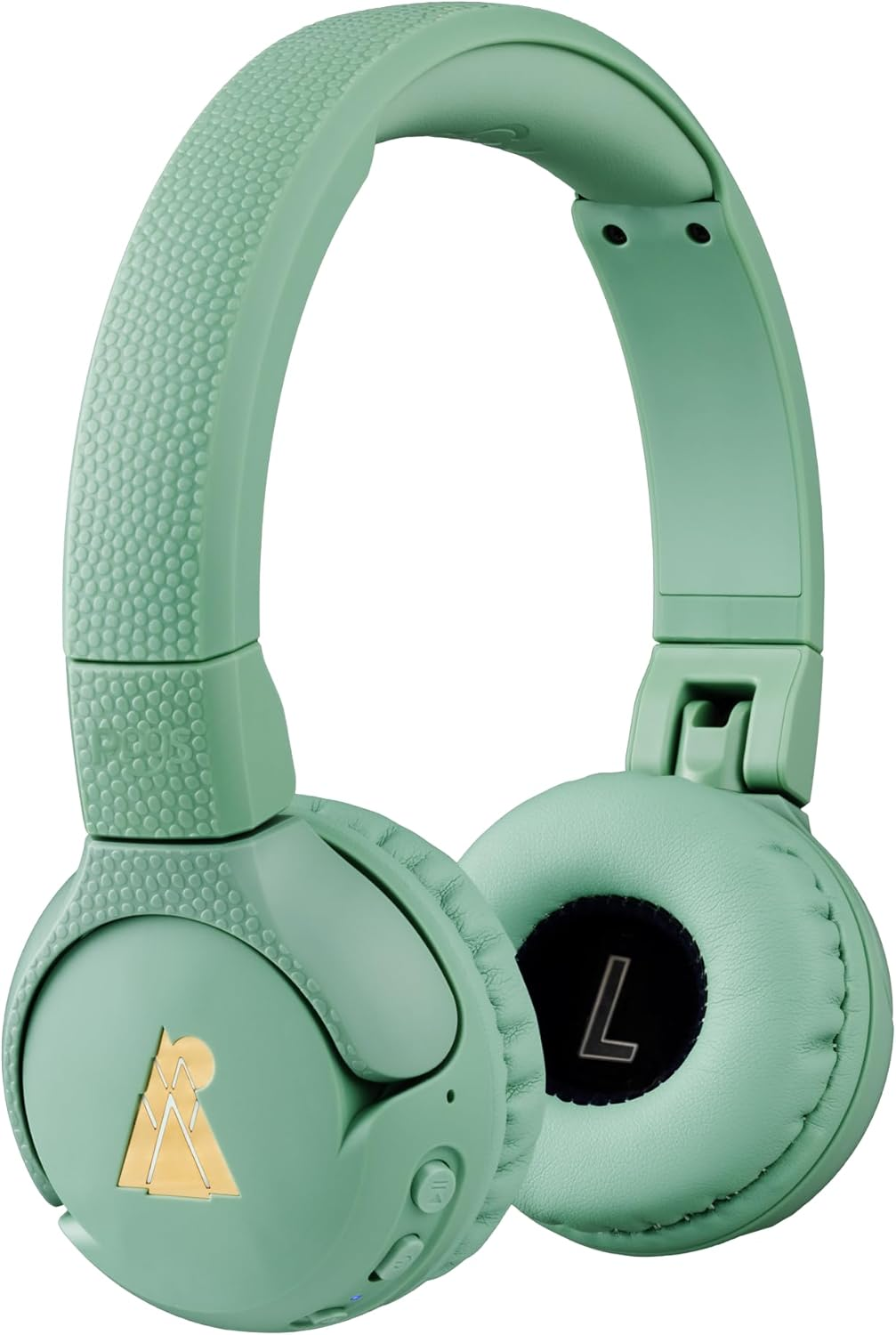 POGS Wireless Bluetooth Children'S Headphones | the Gecko 2 | Foldable Robust Children'S Headphones from 3 Years | Volume Limit 85 Db | Microphone | On-Ear | Wireless Music Sharing Function (Rblue)