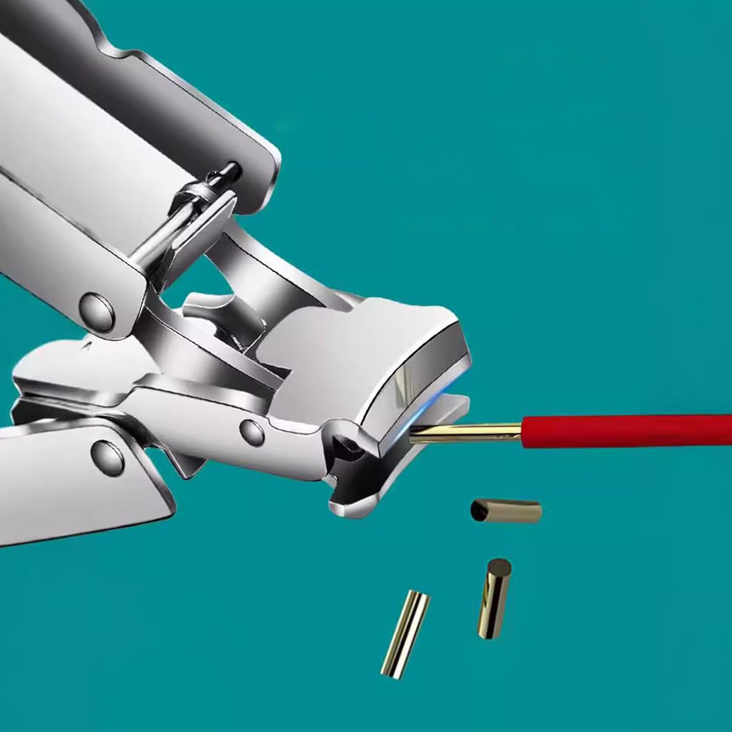 Jsnwernb Nail Clippers Keychain | Pocket Size Manicure Fingernail Tool,Small Nail Clippers Keychain,For Kids Adults Seniors Men Caregivers Women Elderly image number 6