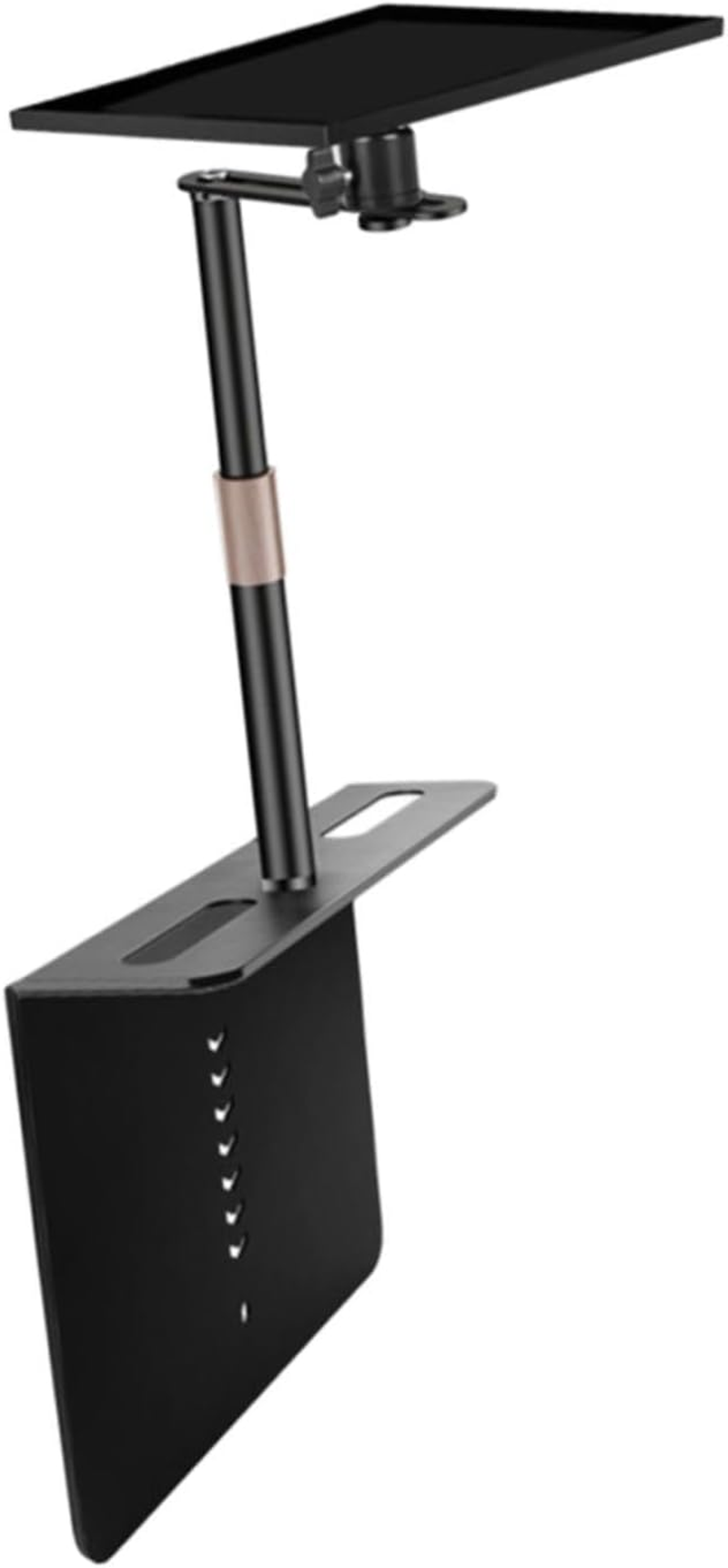 ZGUZMCMK Projector Stand Bed Sofa Projector Stand Easy Installation Black Projector Bracket Holder Adjustable Height for Stage Home, Small Tripod Head - Large Tripod Head image number 6