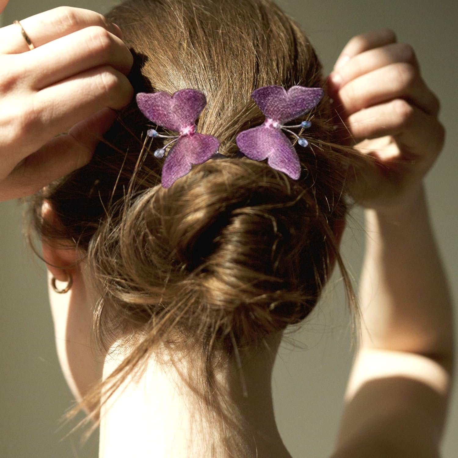 Twist Hairstyle Bun Hair Accessories, Hair Bun Maker, Lazy Curler, Twist Hairstyles, Bun Maker for Daily Use, Sports, Beach, Bar, Prom, Party, Pack of 2 image number 3