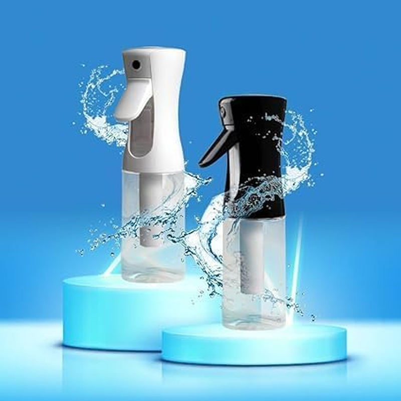 Continuous Spray Bottle &ndash; Ultra-Fine Mist Sprayer for Hair, Cleaning & Skincare | 1PCS 200Ml/6.76Oz Refillable Water Mister For, Salon, Plant Care, Pet Grooming (White, 20 * 6CM) image number 5