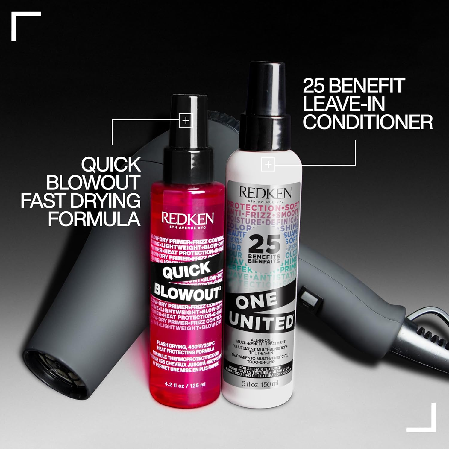 Redken Quick Blowout Heat Protecting Spray 125Ml image number 2