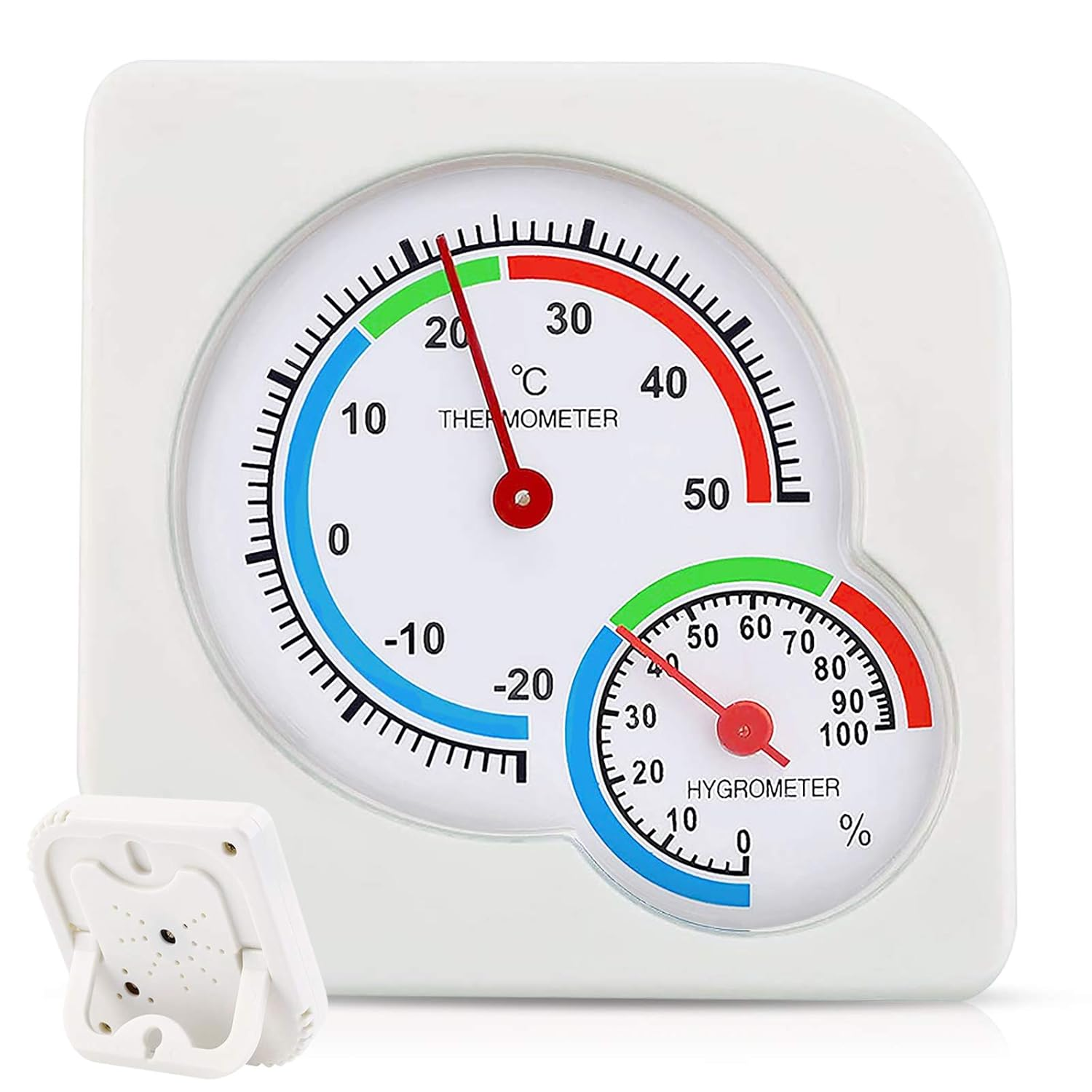 Mini Indoor Thermometer, Hygrometer Temperature Humidity Monitor Gauge No Battery Needed for Home Room Kitchen Patio Planting Room Reptile Terrariums Incubator (1) image number 6