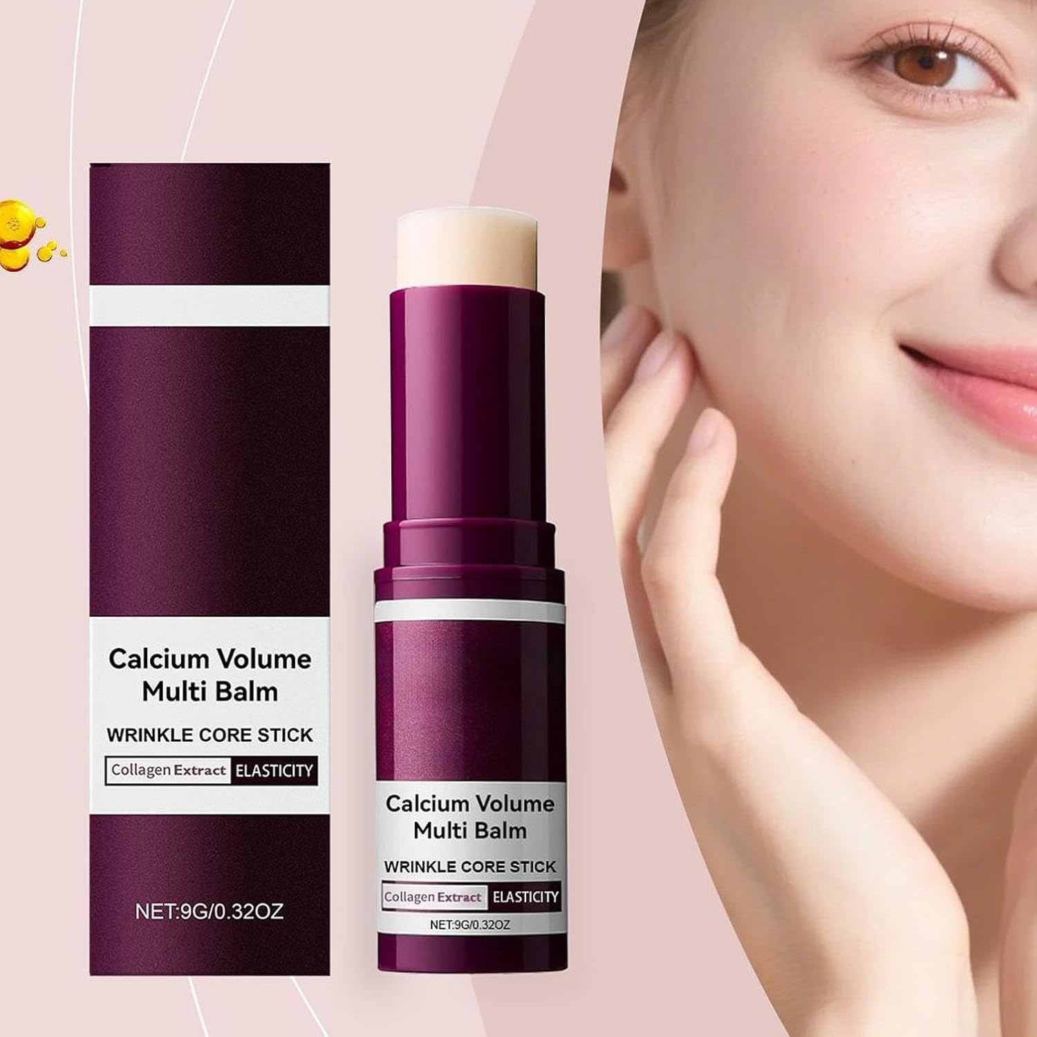 "Abbraccia" Multi Balm Moisturizing,Smooth,Compact for All Skin Types Sturdy Multipurpose for Eyes Lip Neck for Women Girl image number 1