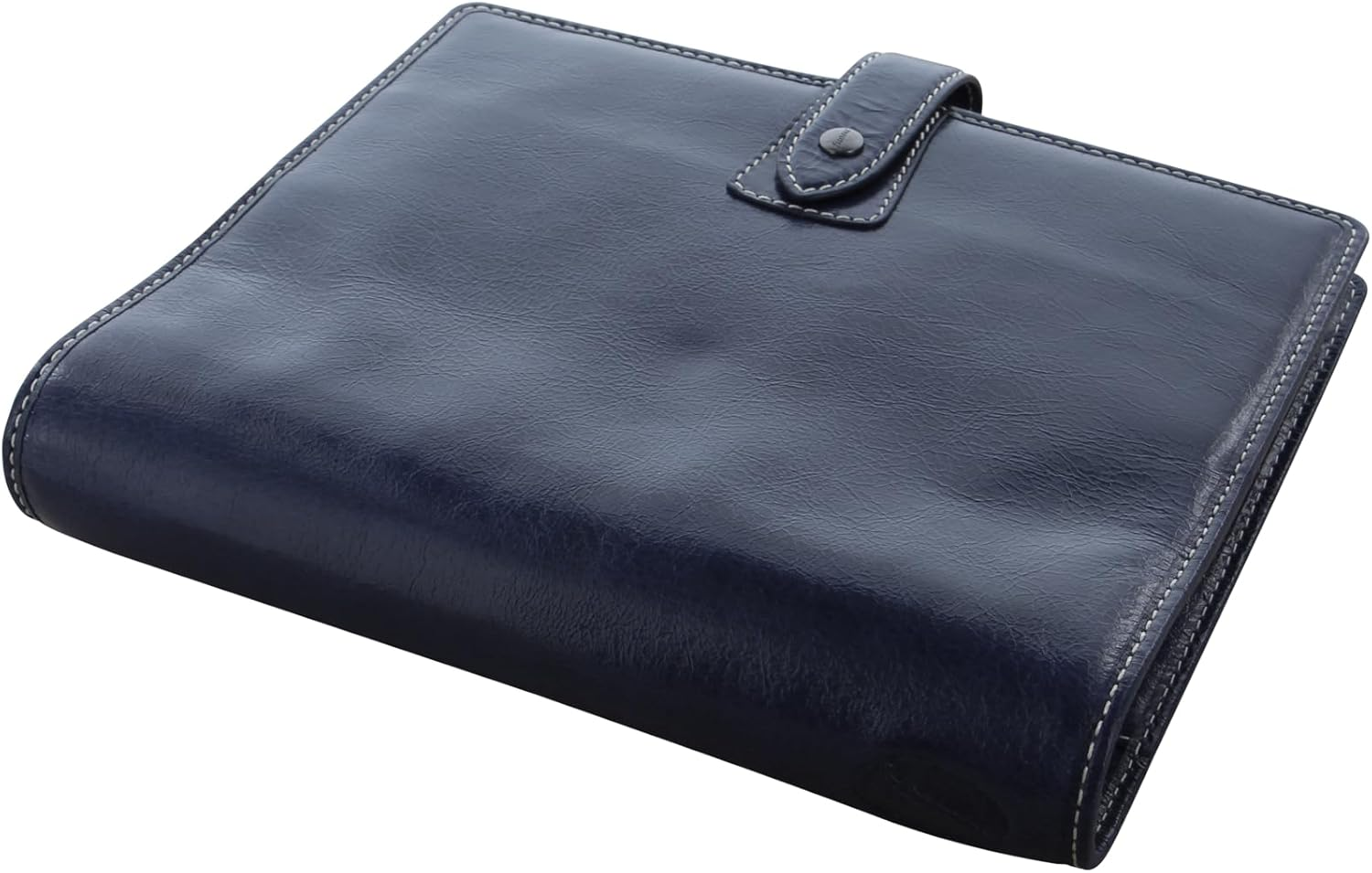 Filofax Malden A5 Leather Organiser - Navy image number 1