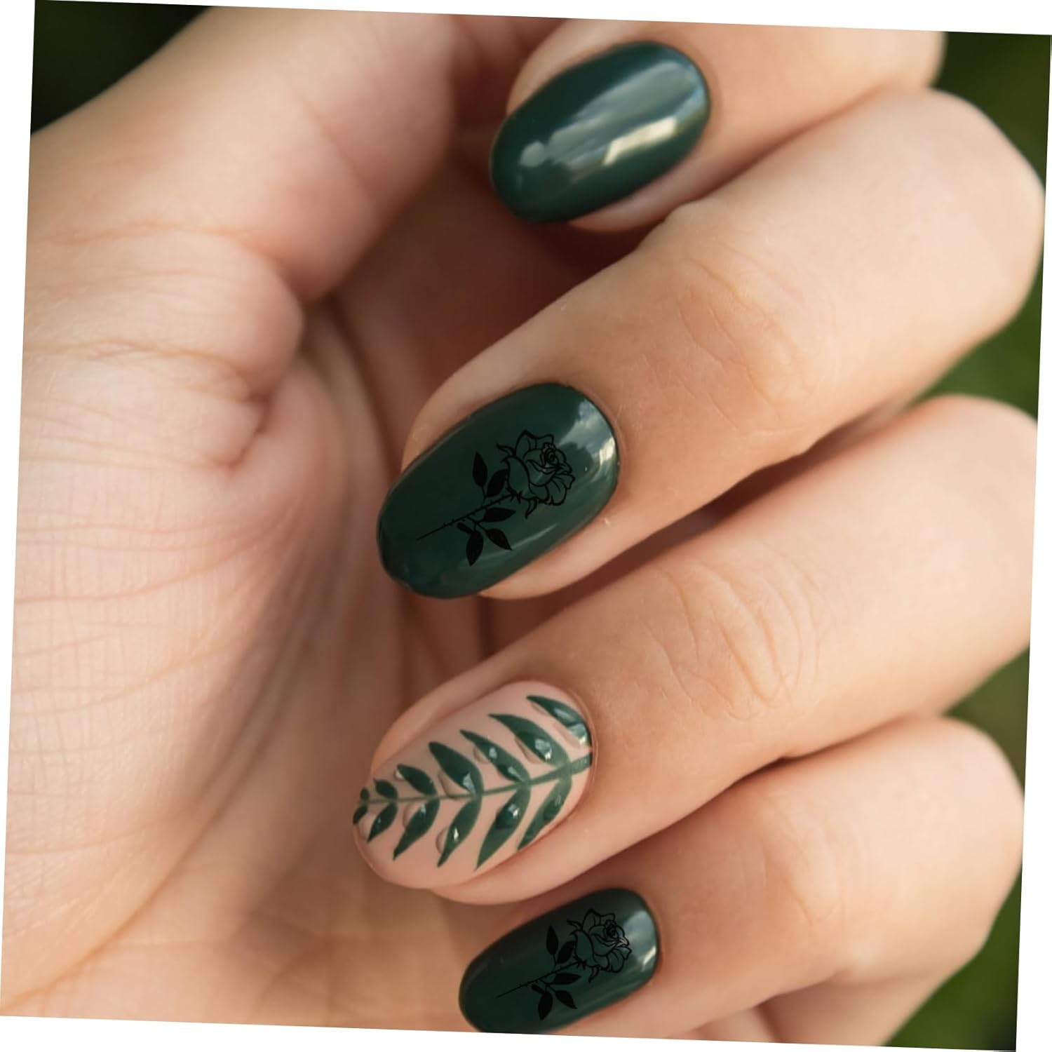 MERRYHAPY 5Pcs Nail Art Stamper Plates Nail Stamping Templates Decor Art Stencils Accessories image number 1