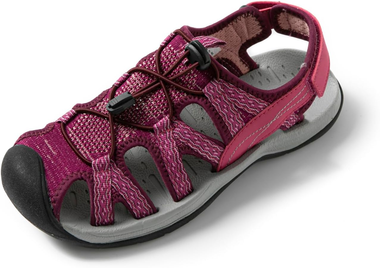 JOTA KA Trekking-Sandalen F&uuml;r Damen, Sportlich, Wasserdicht, Rutschfest, Atmungsaktiv, Mit Kordelzug, F&uuml;r Wandern Und Sommer - Black image number 3