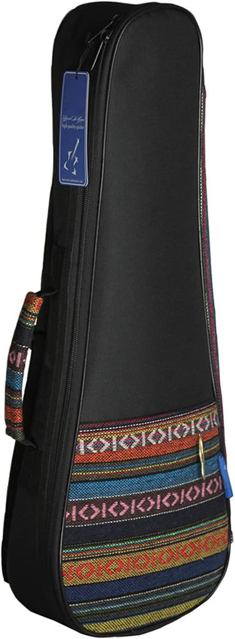 RAYWE Colorful 21" Soprano Ukelele Ukulele Uke Bag Backpack Case Ethnic National Style Durable Cotton Thicken Padding with Adjustable Shoulder Strap image number 5